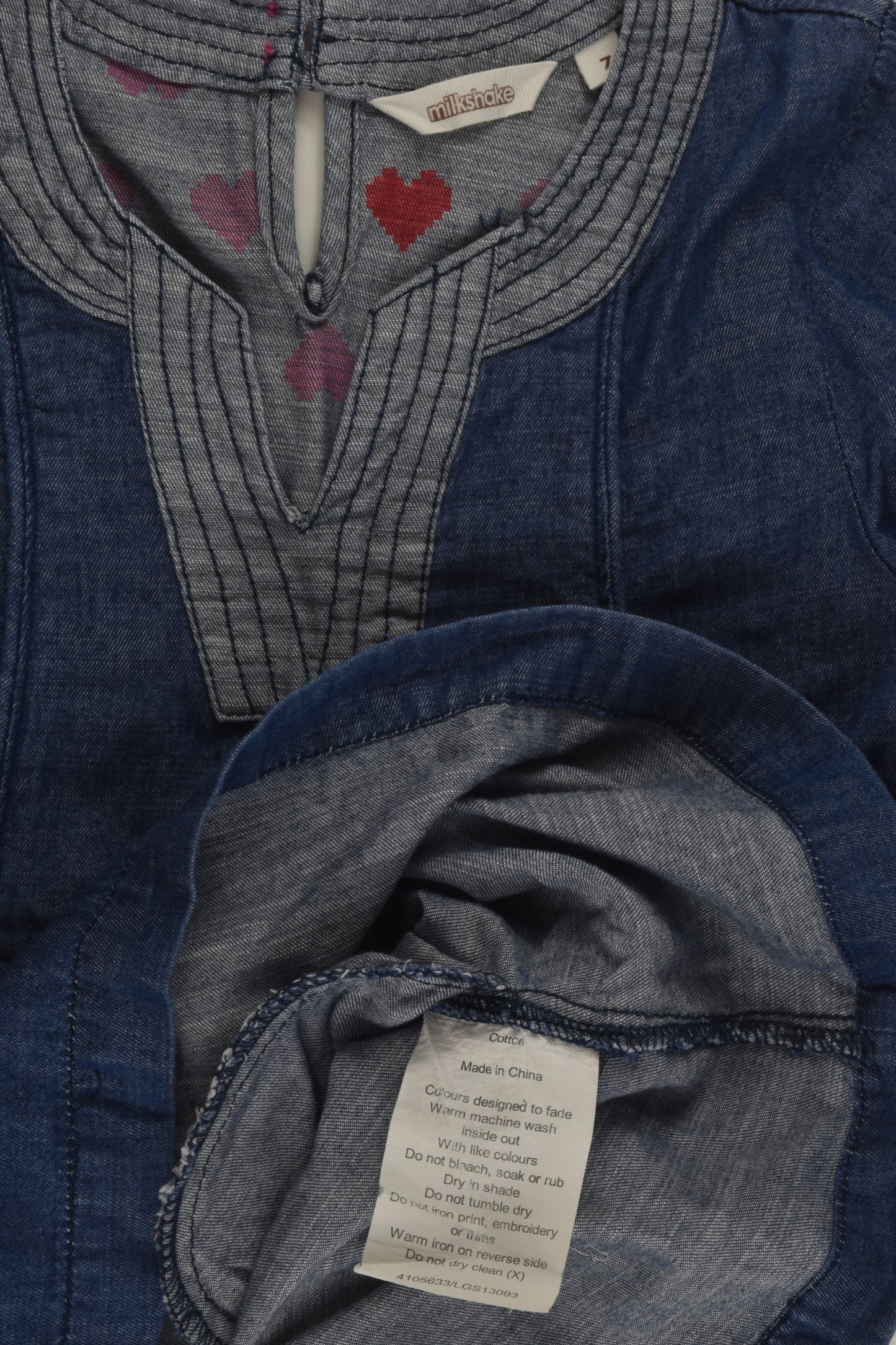Milkshake Size 7 Lightweight Denim Dress