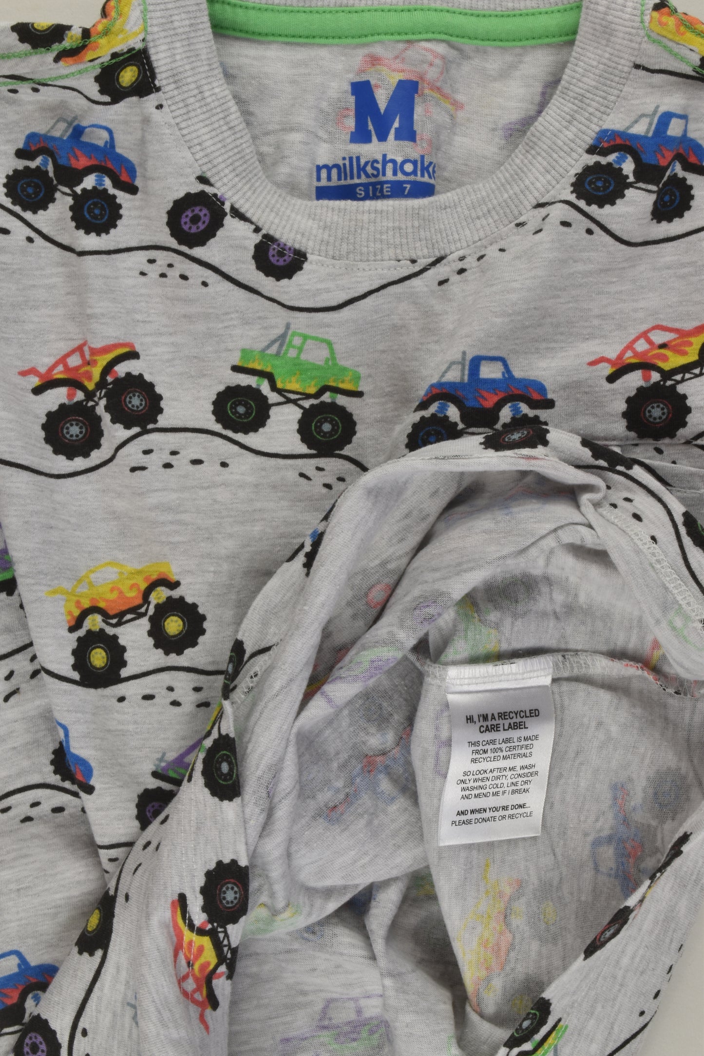 Milkshake Size 7 Monster Truck T-shirt