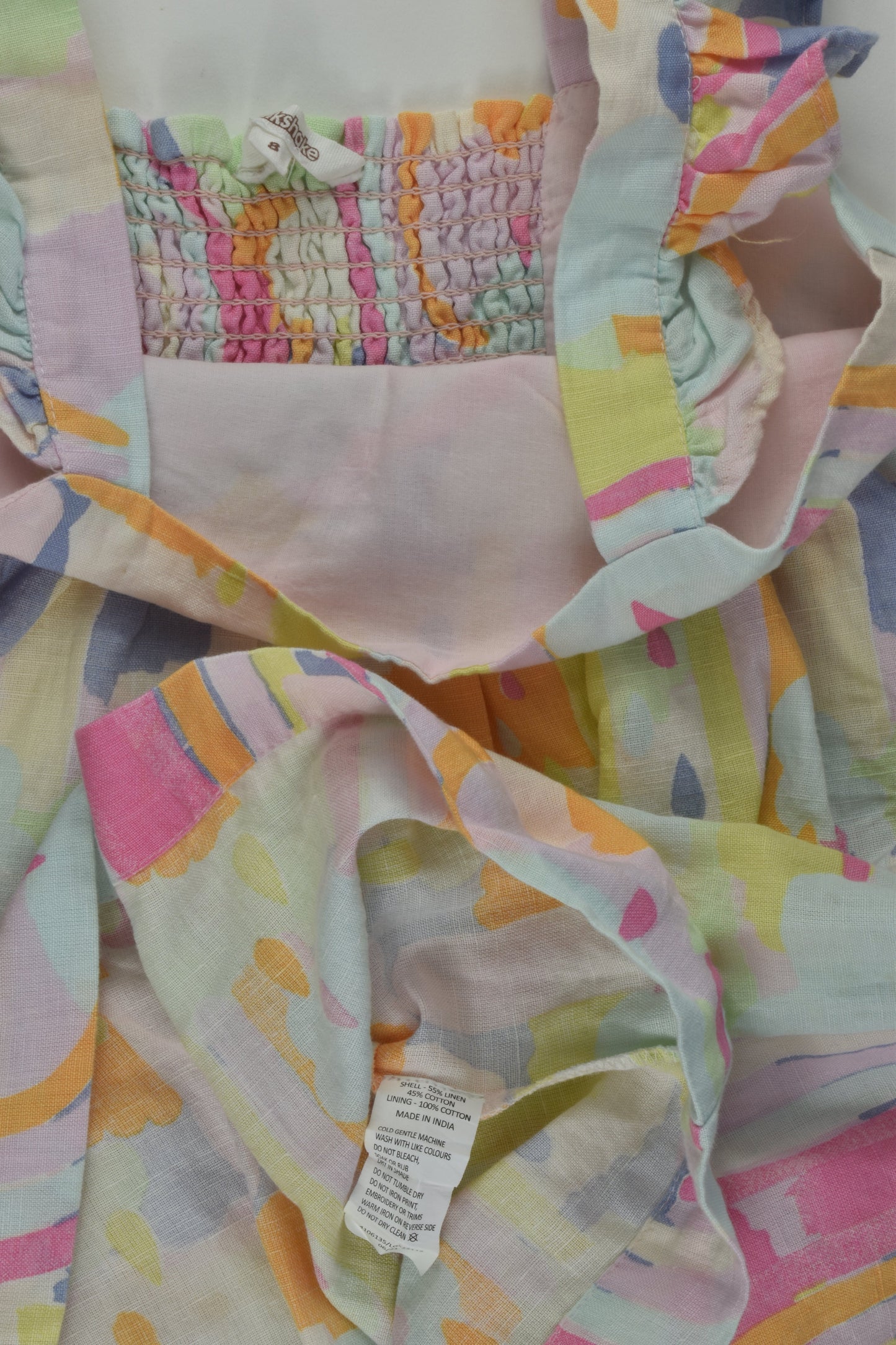 Milkshake Size 8 Linen Blend Dress
