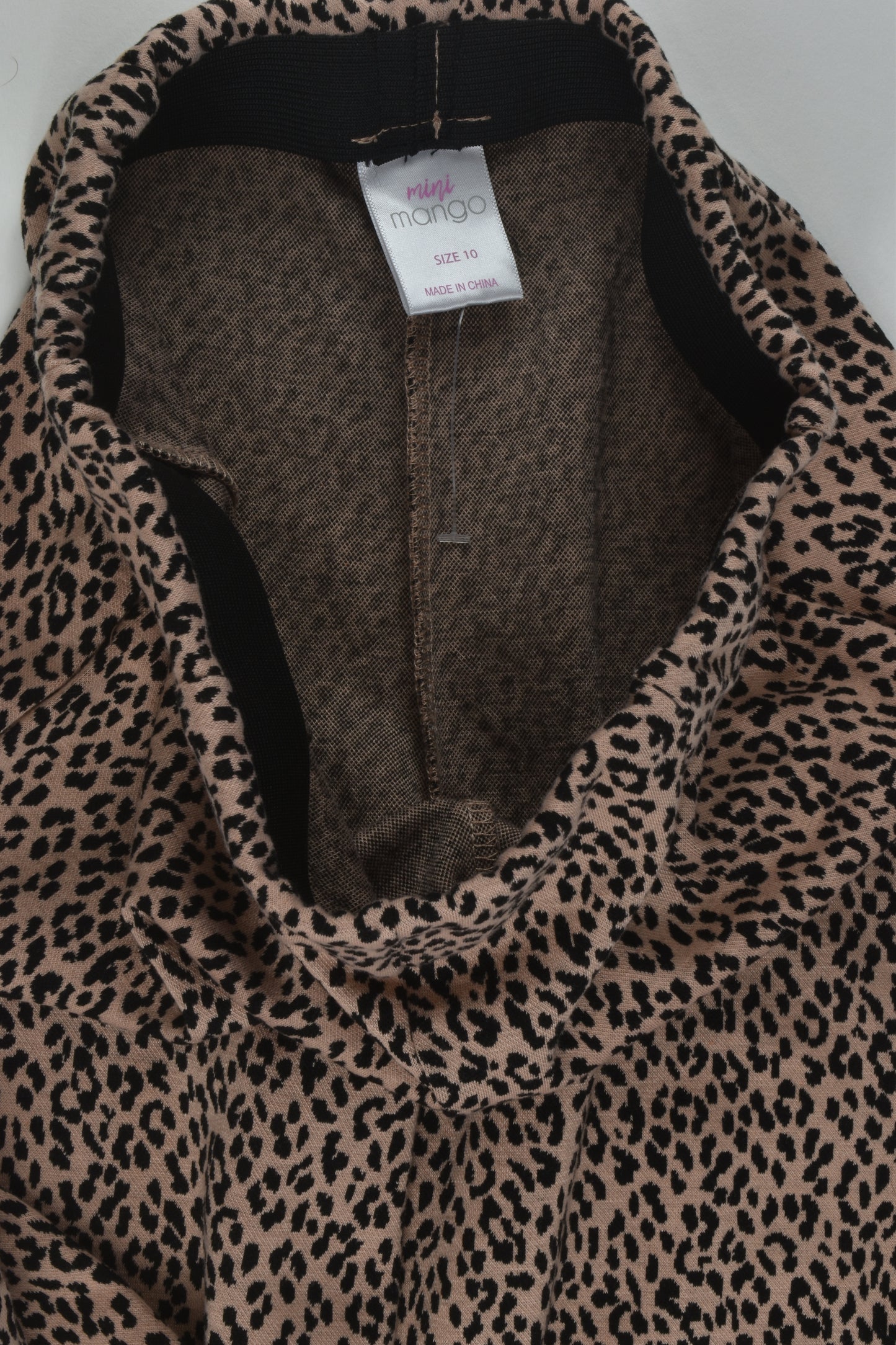 Mini Mango Size 10 Leopard Print Pants