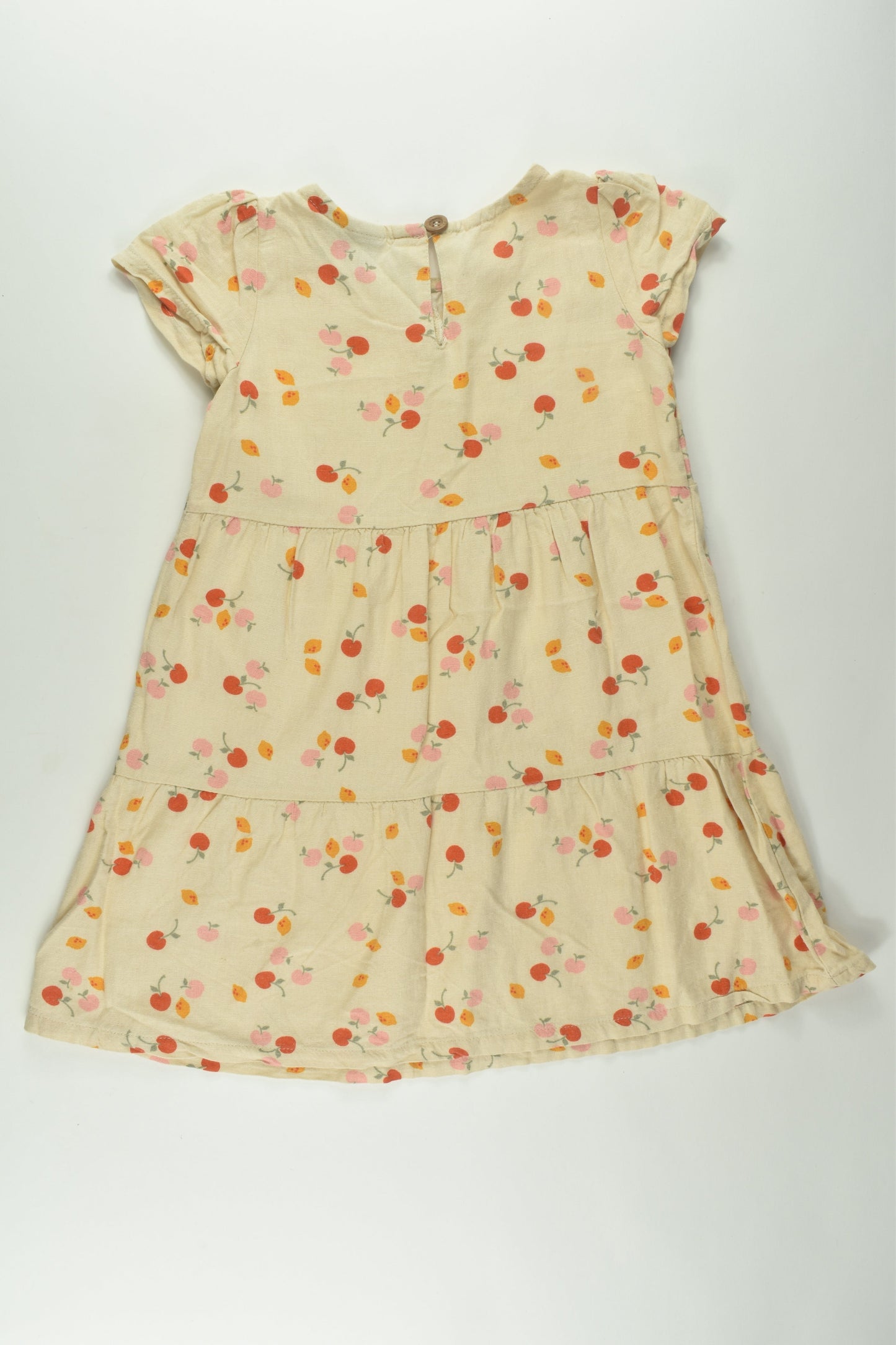 Mini Mango Size 3 Linen Blend Dress