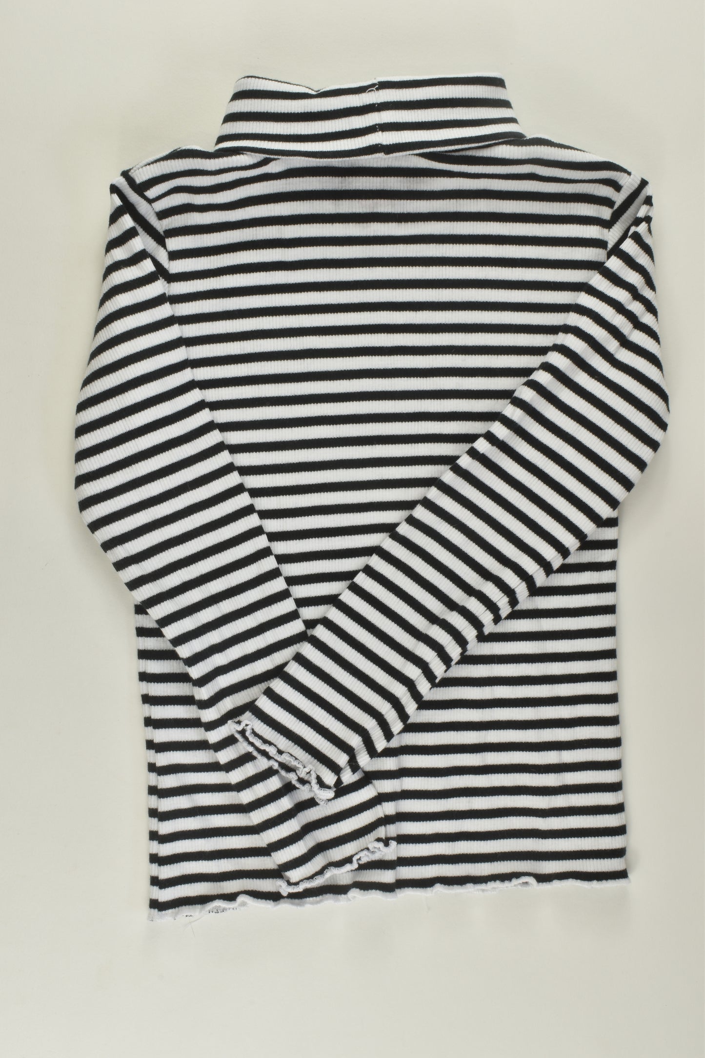 Mini Mango Size 6 Ribbed Turtle Neck Top