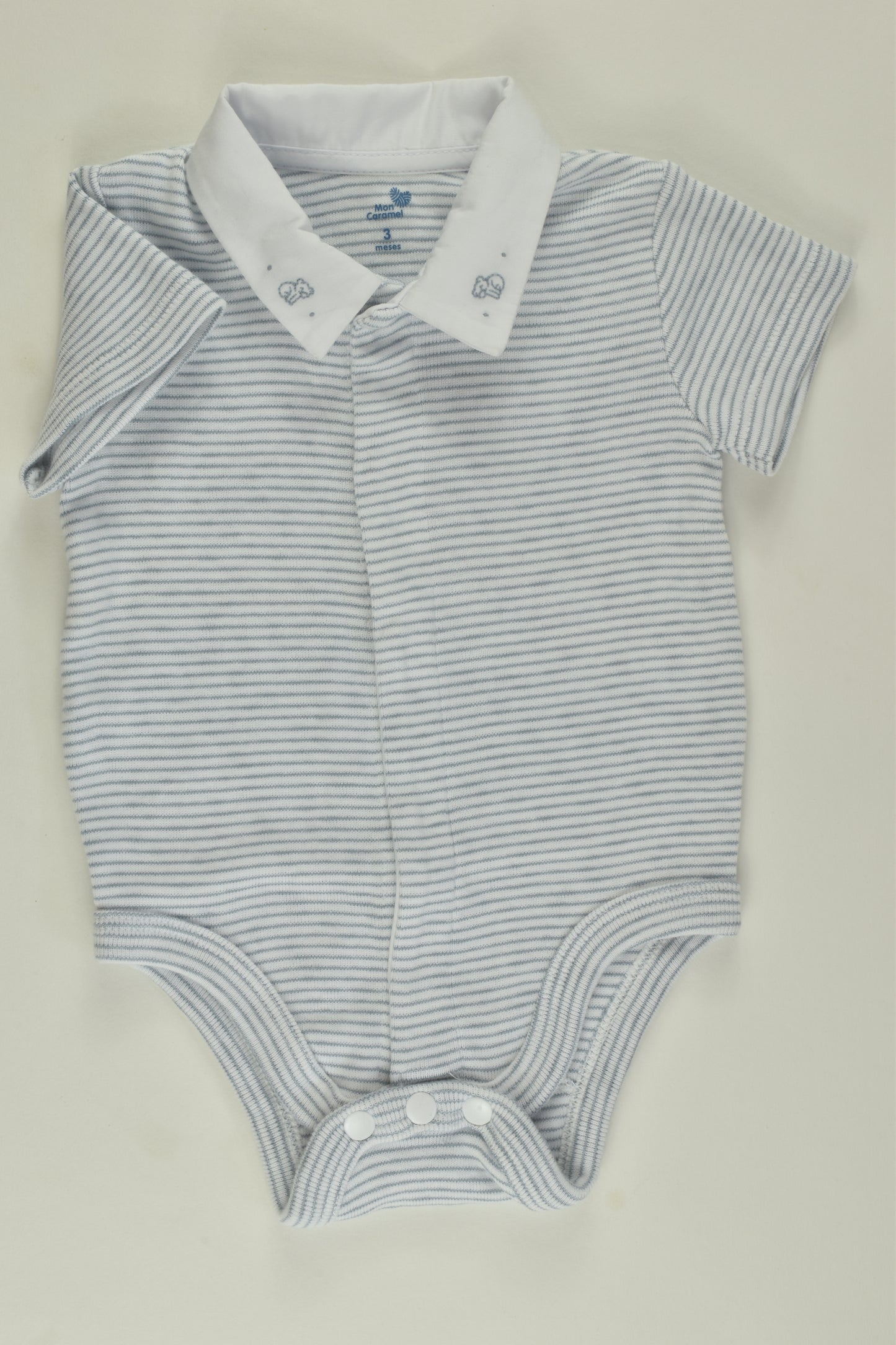 Mon Caramel Size 000 Bodysuit with Collar