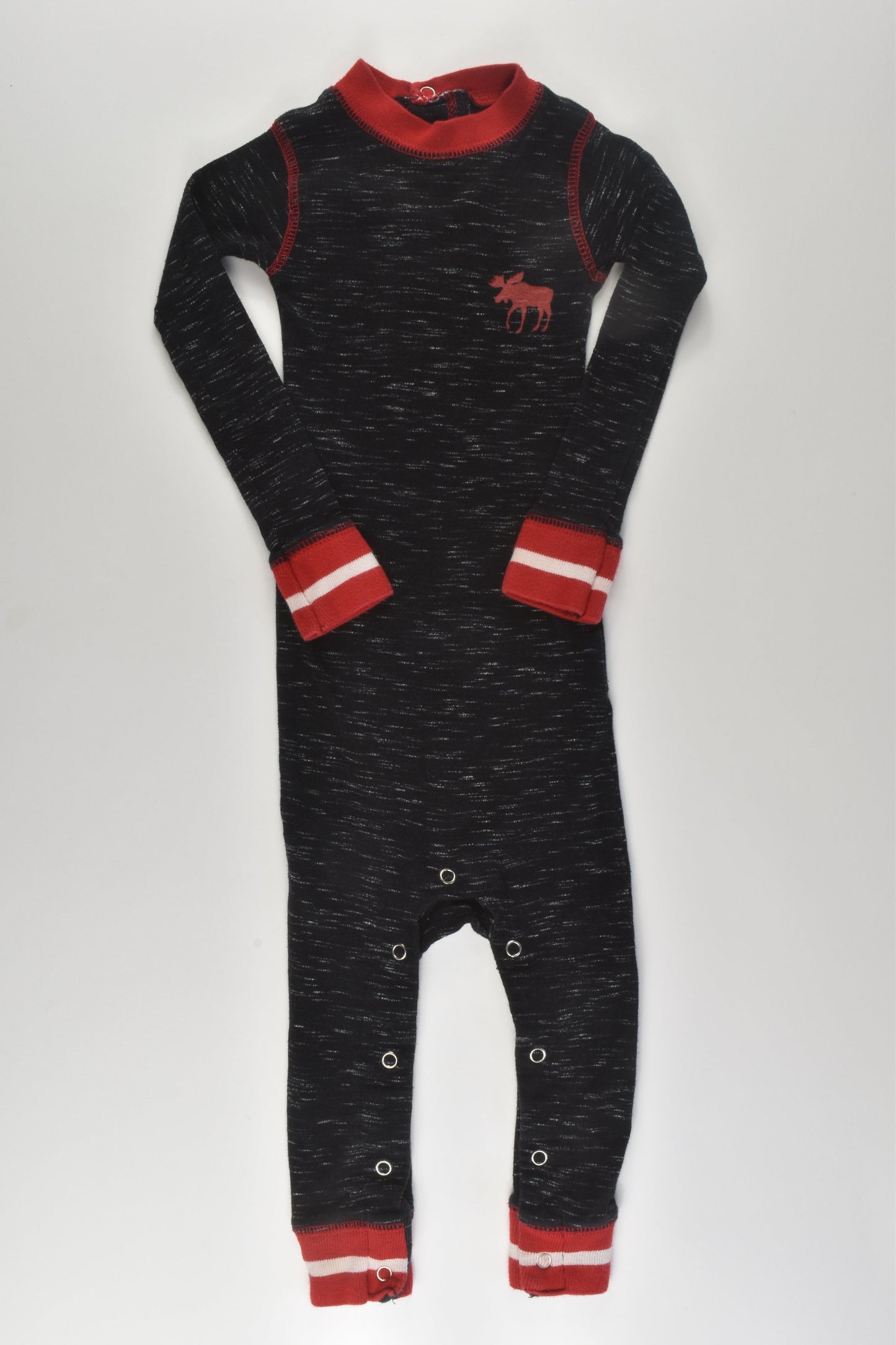 Moose Caboose Size 0 Snug Fit Romper