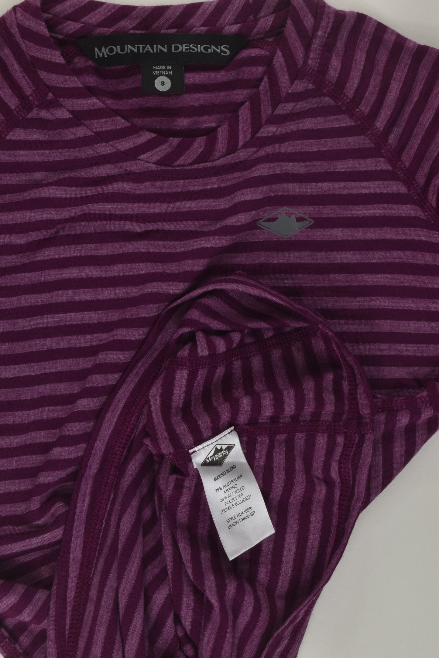 Mountain Designs Size 8 Merino Wool Top