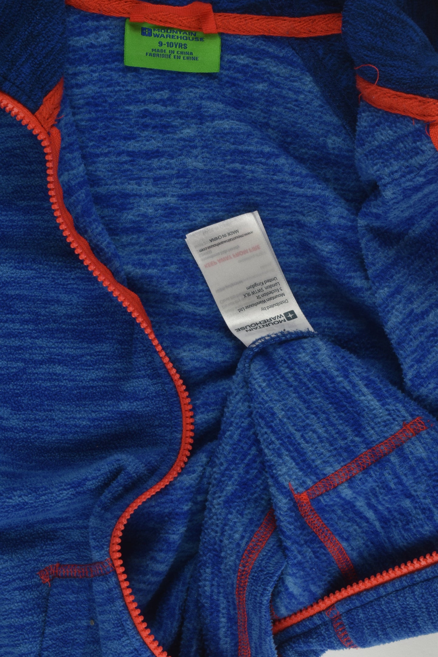 Mountain Warehouse Size 9-10 Fleece Zip Jumper