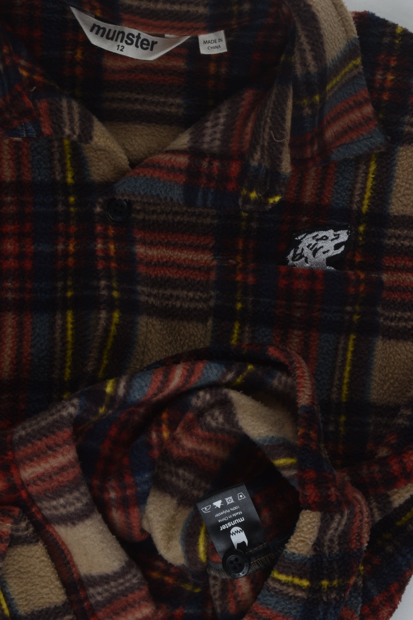 Munster Size 12 Fleece Shirt