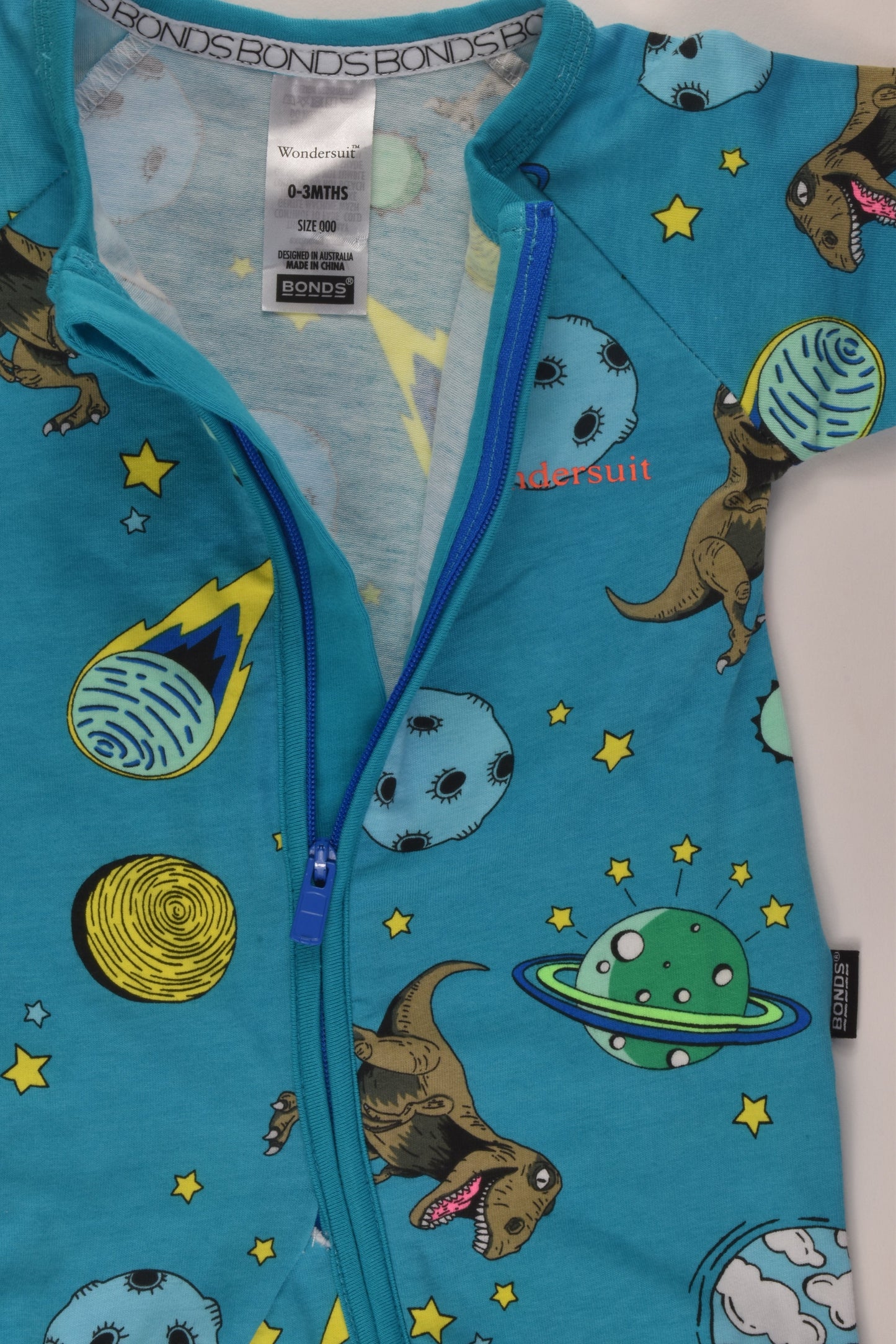 NEW Bonds Size 000 T-Rex in Space Wondersuit