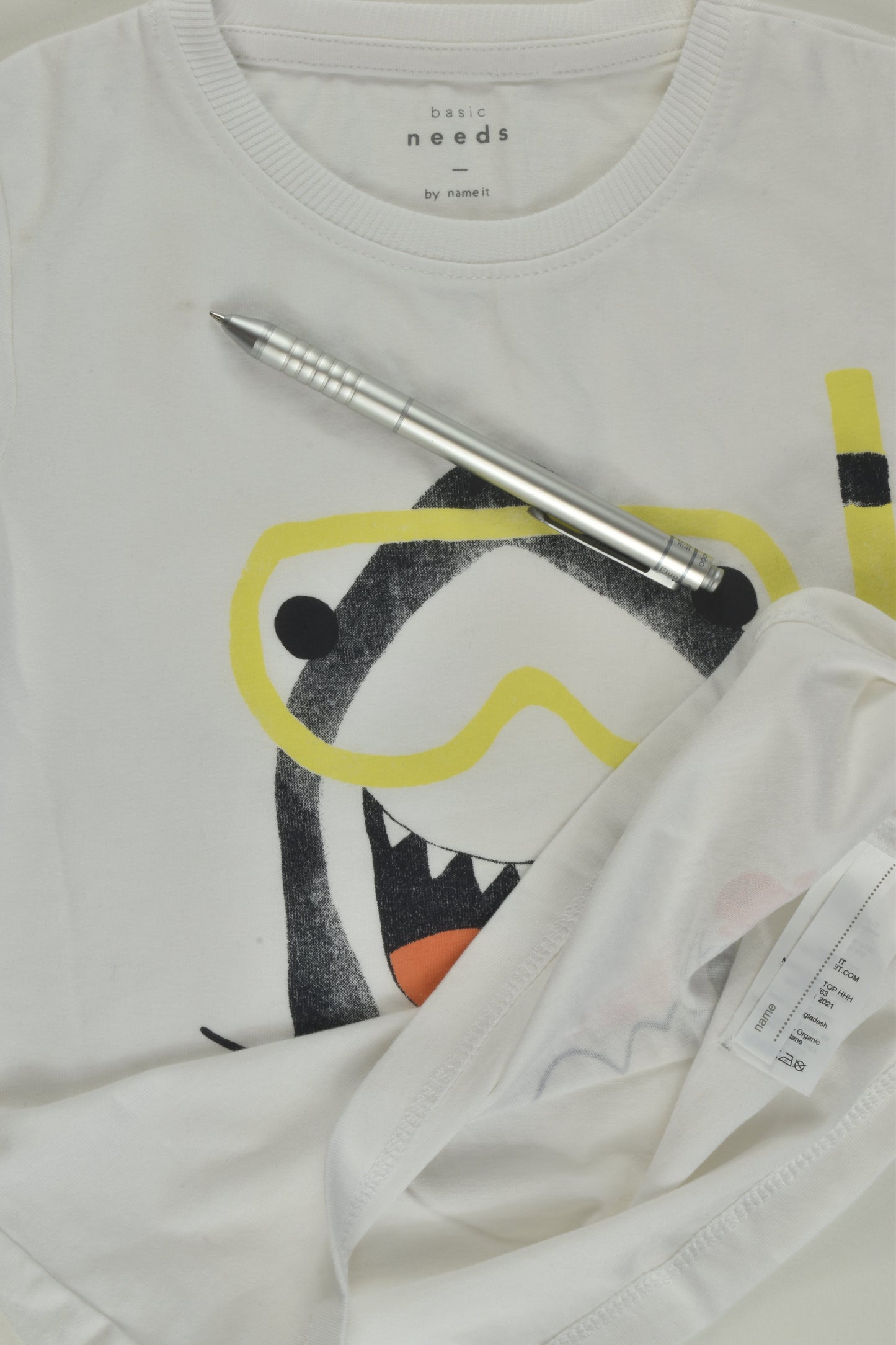 Nam It Size 2-3 Organic Shark T-shirt