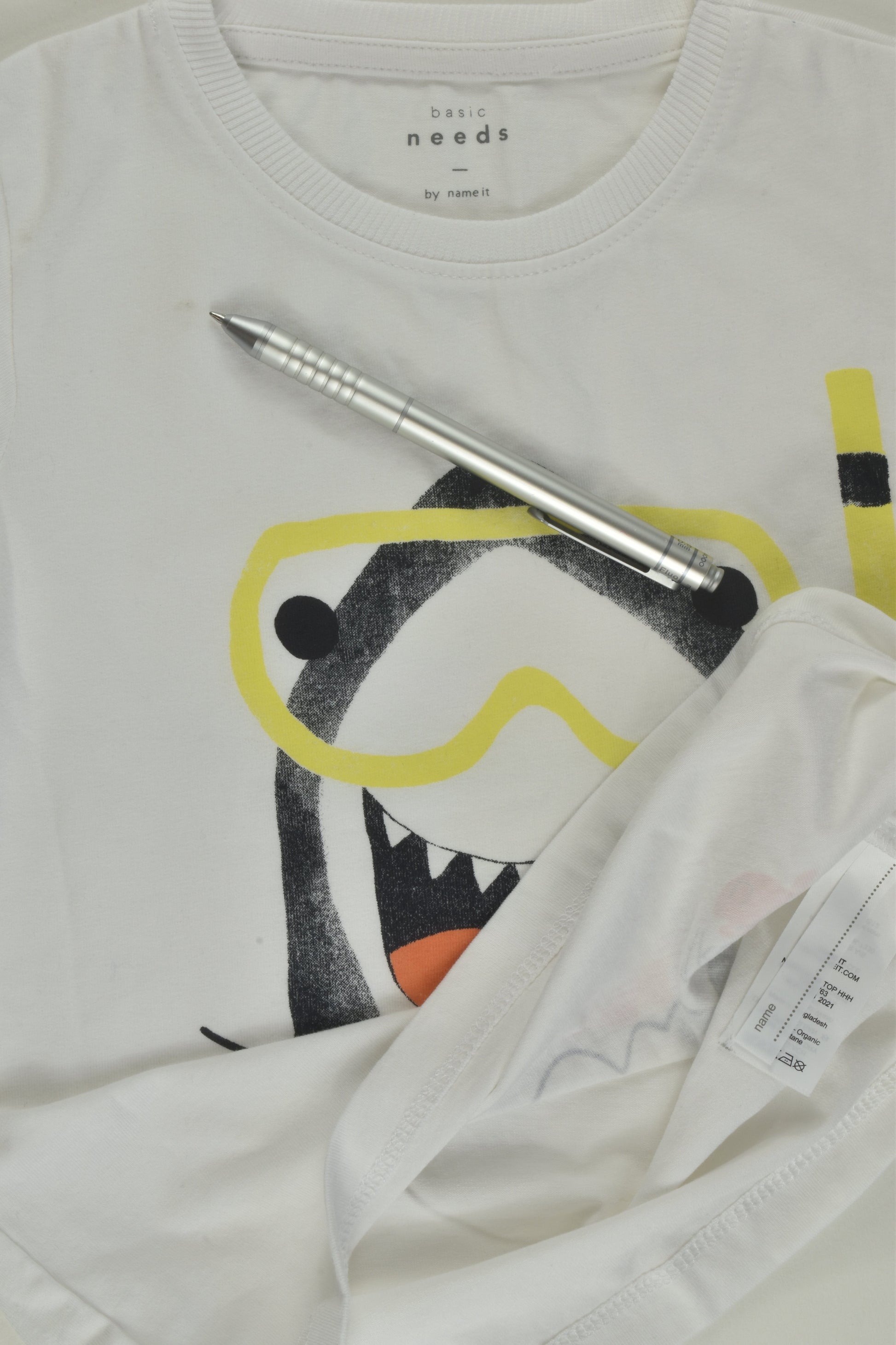 Nam It Size 2-3 Organic Shark T-shirt