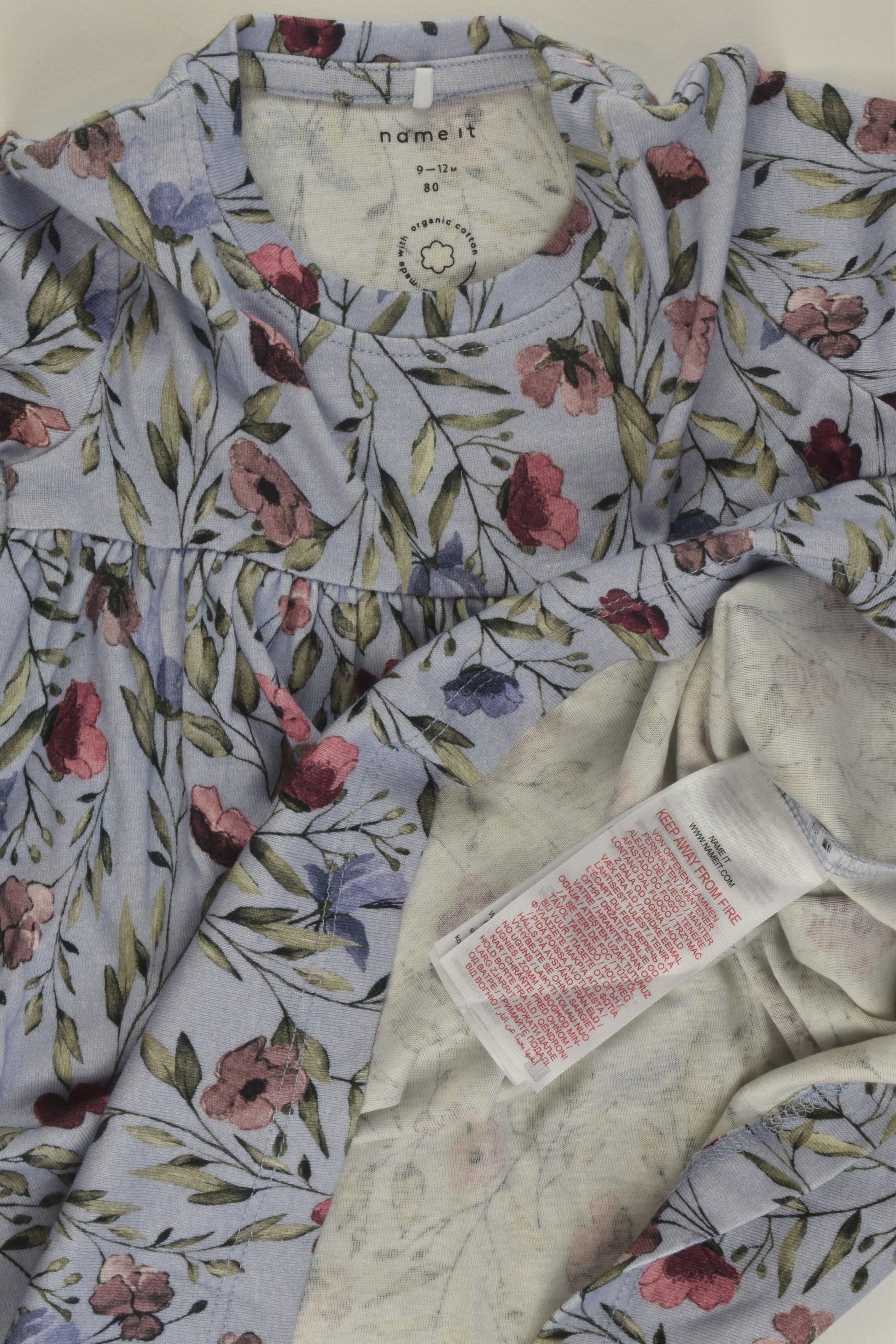 Name It Size 0 Organic Stretchy Floral Dress