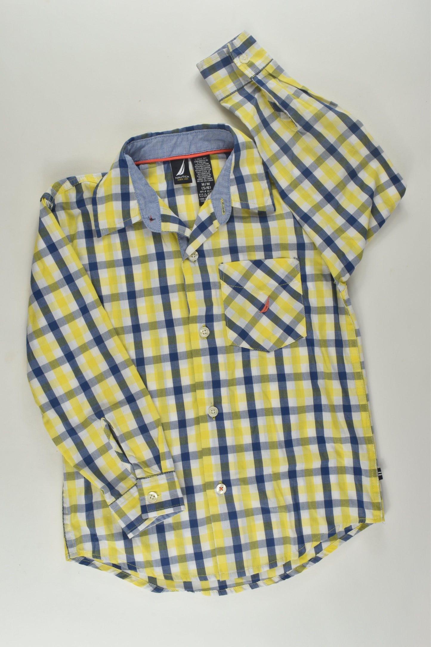 Nautica Size 5/6 Checked Shirt