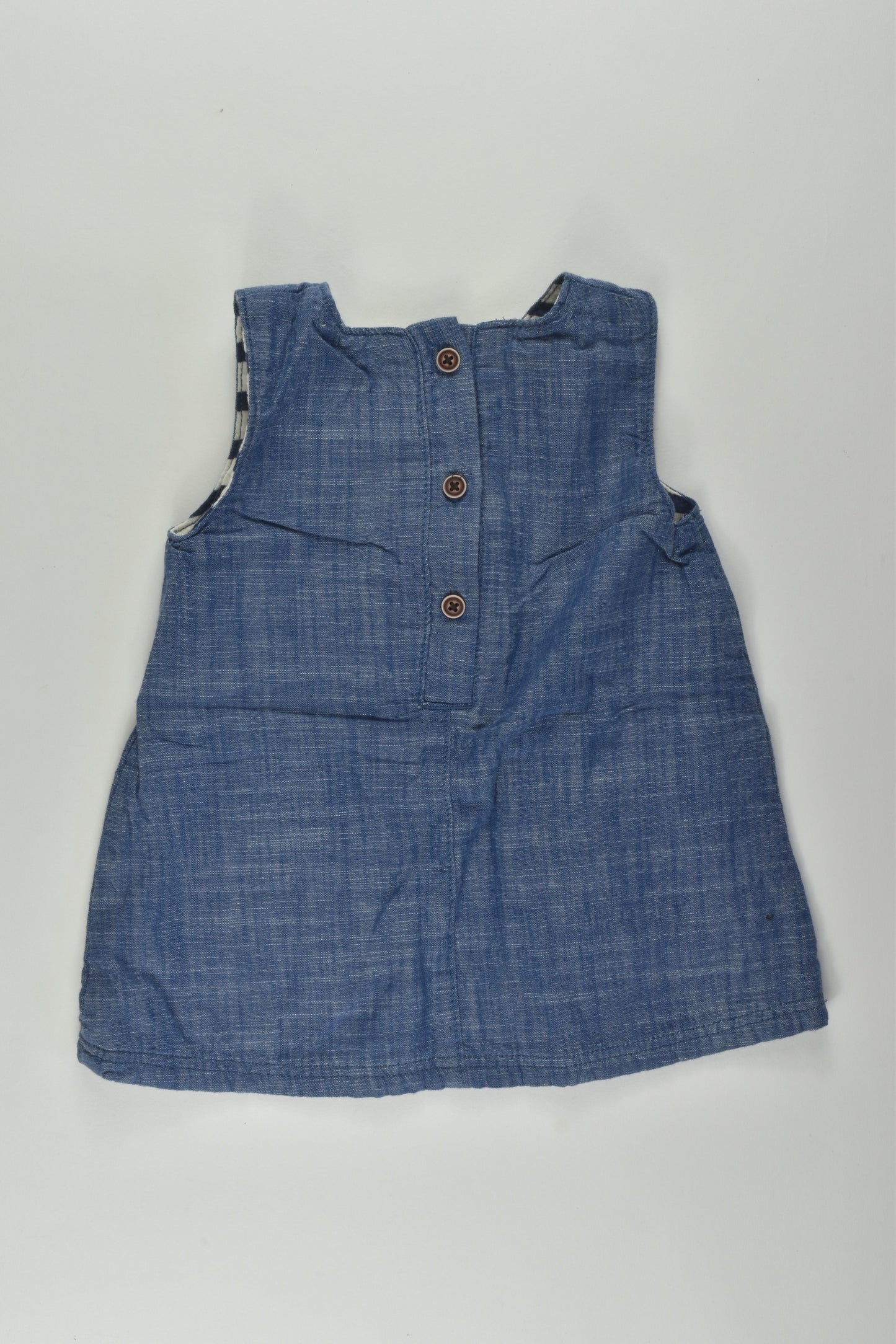 Next Size 00 Lined Denim Dress