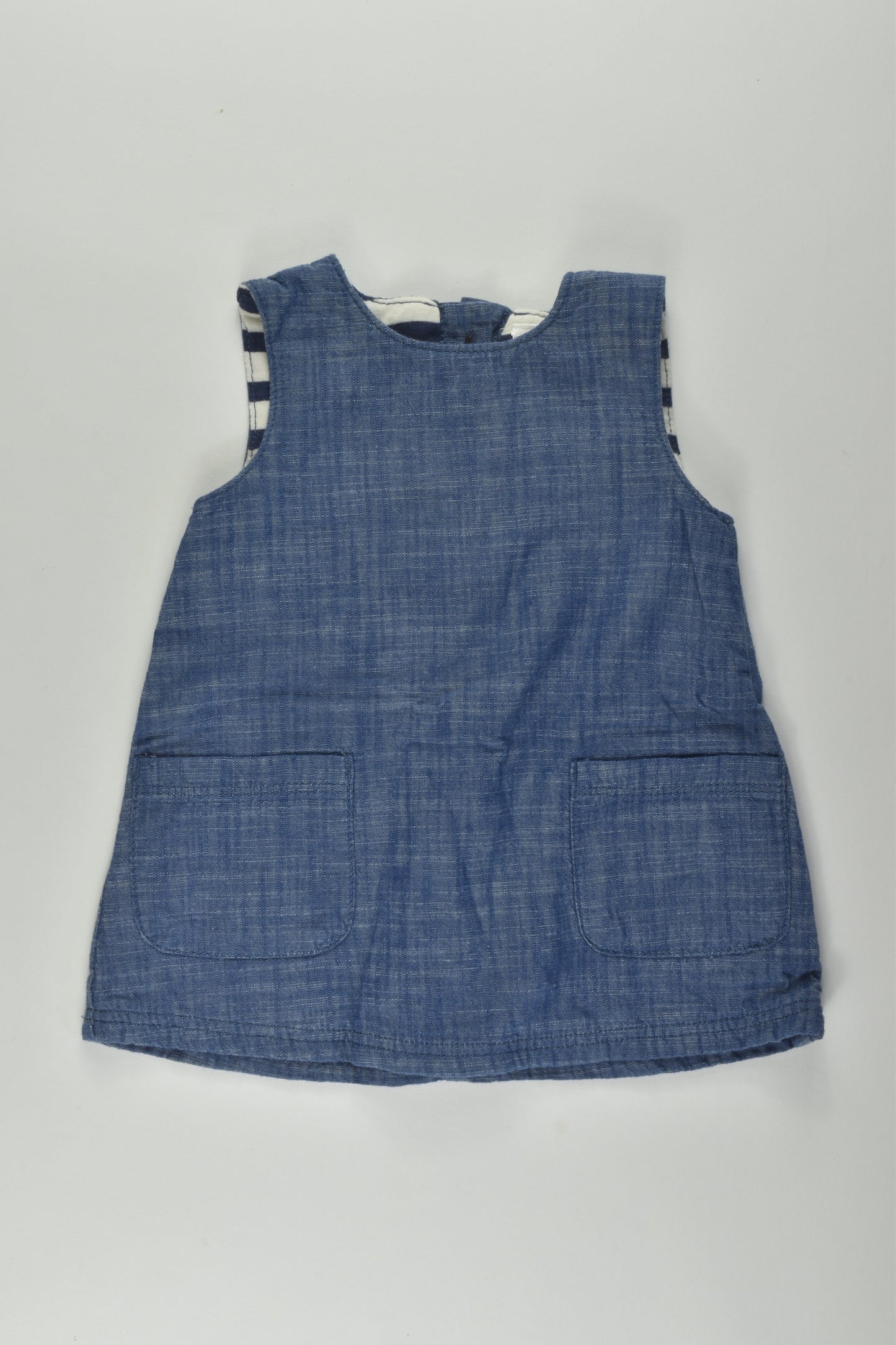 Next Size 00 Lined Denim Dress
