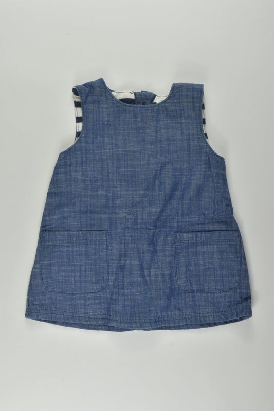 Next Size 00 Lined Denim Dress