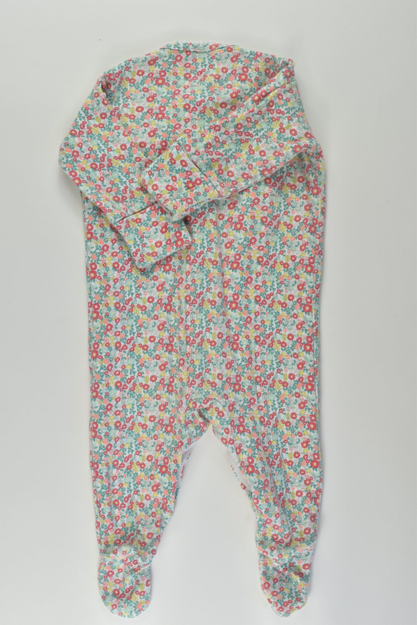 Next Size 000 Liberty Print Footed Romper