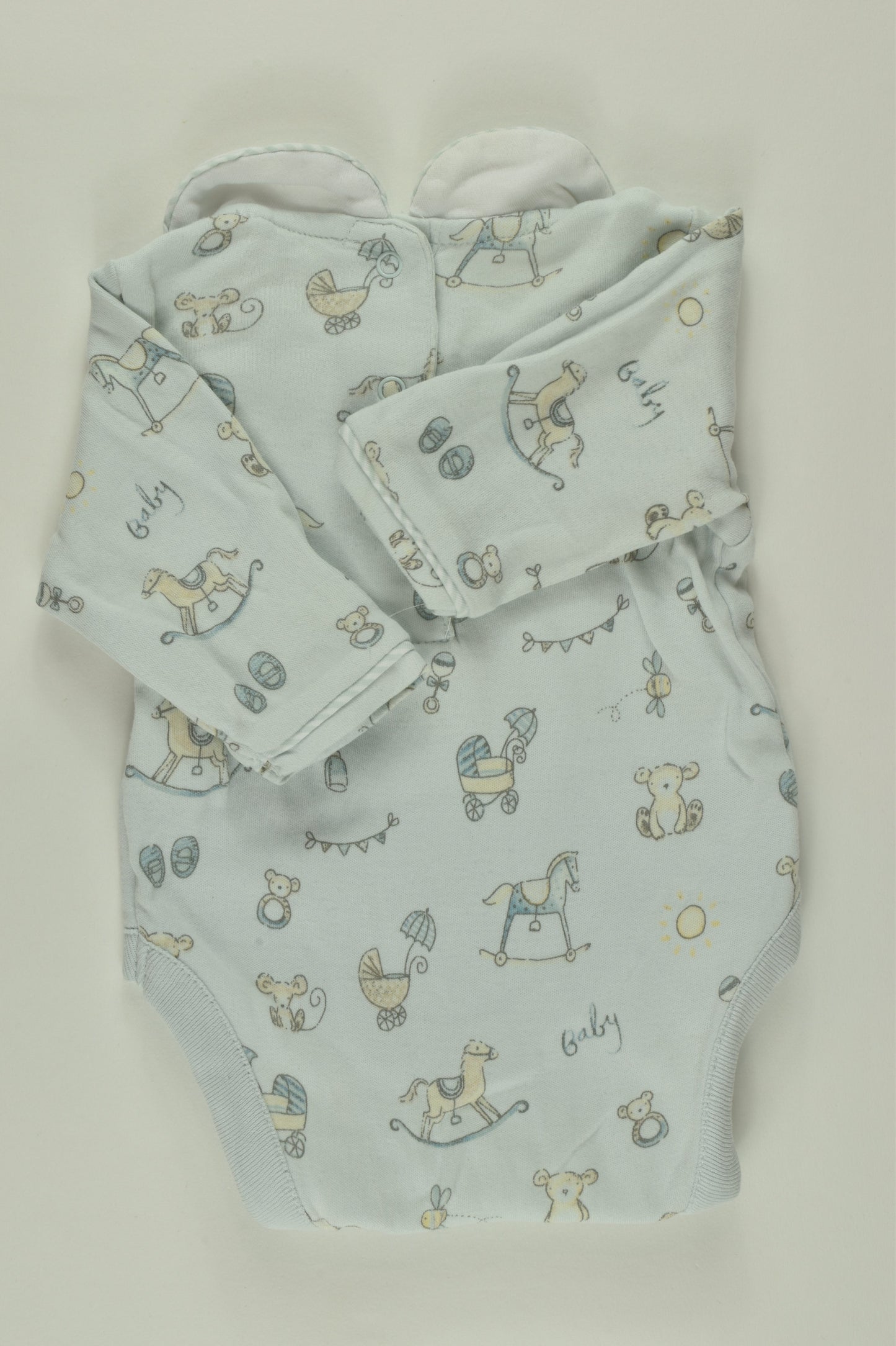 Next Size 0000 Bodysuit with Collar