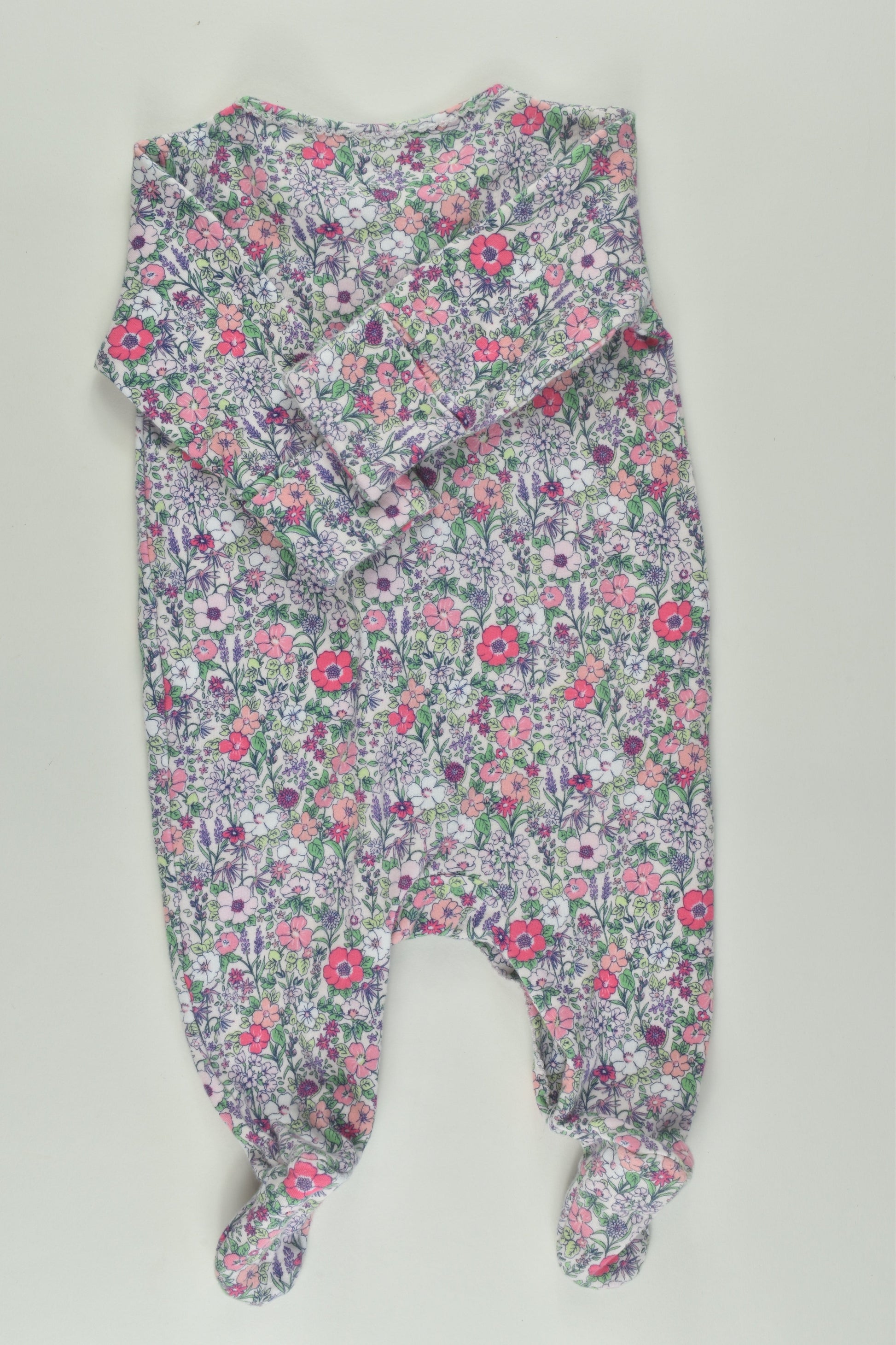 Next Size 0000 Liberty Print Romper