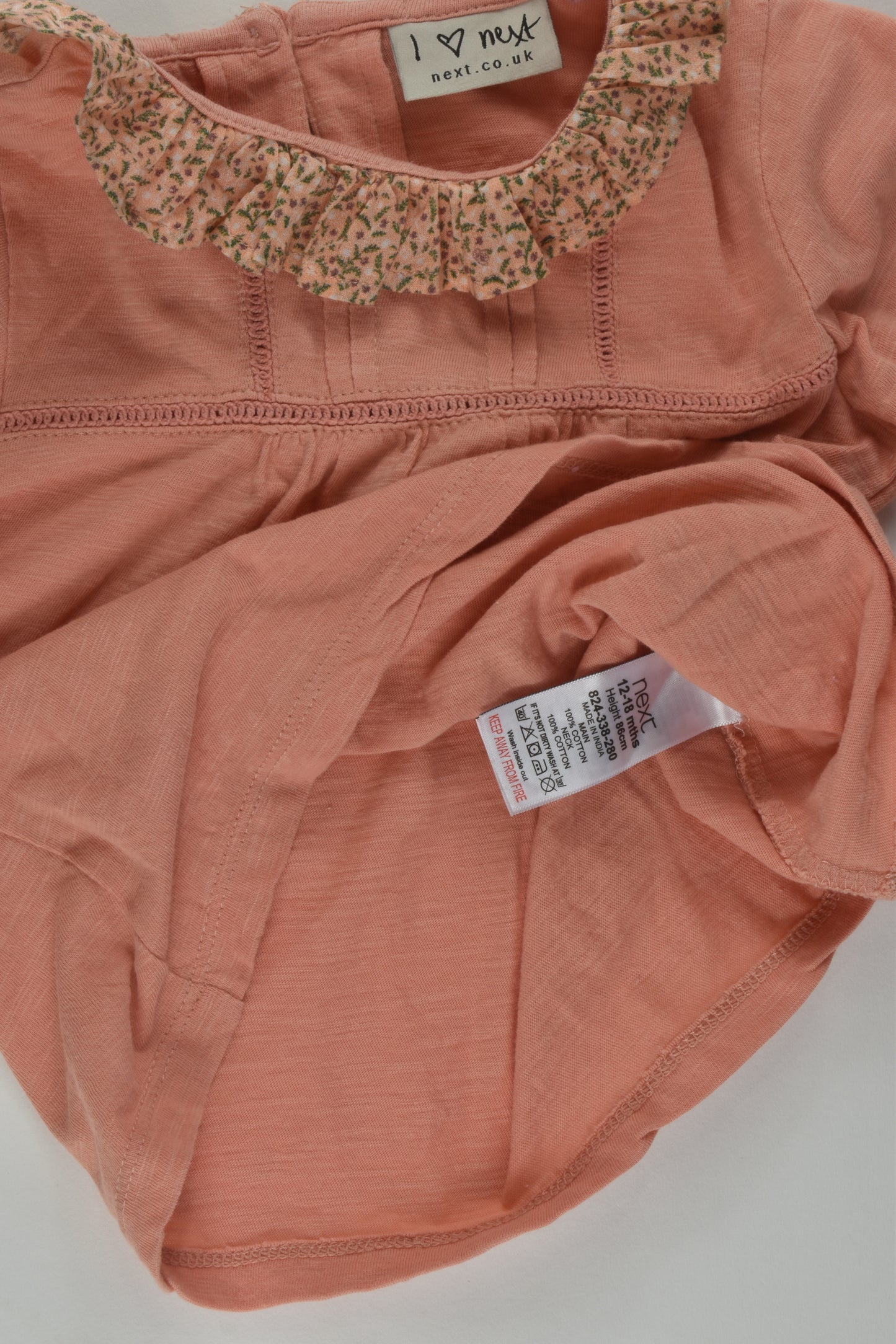 Next Size 1 Floral Collar Top