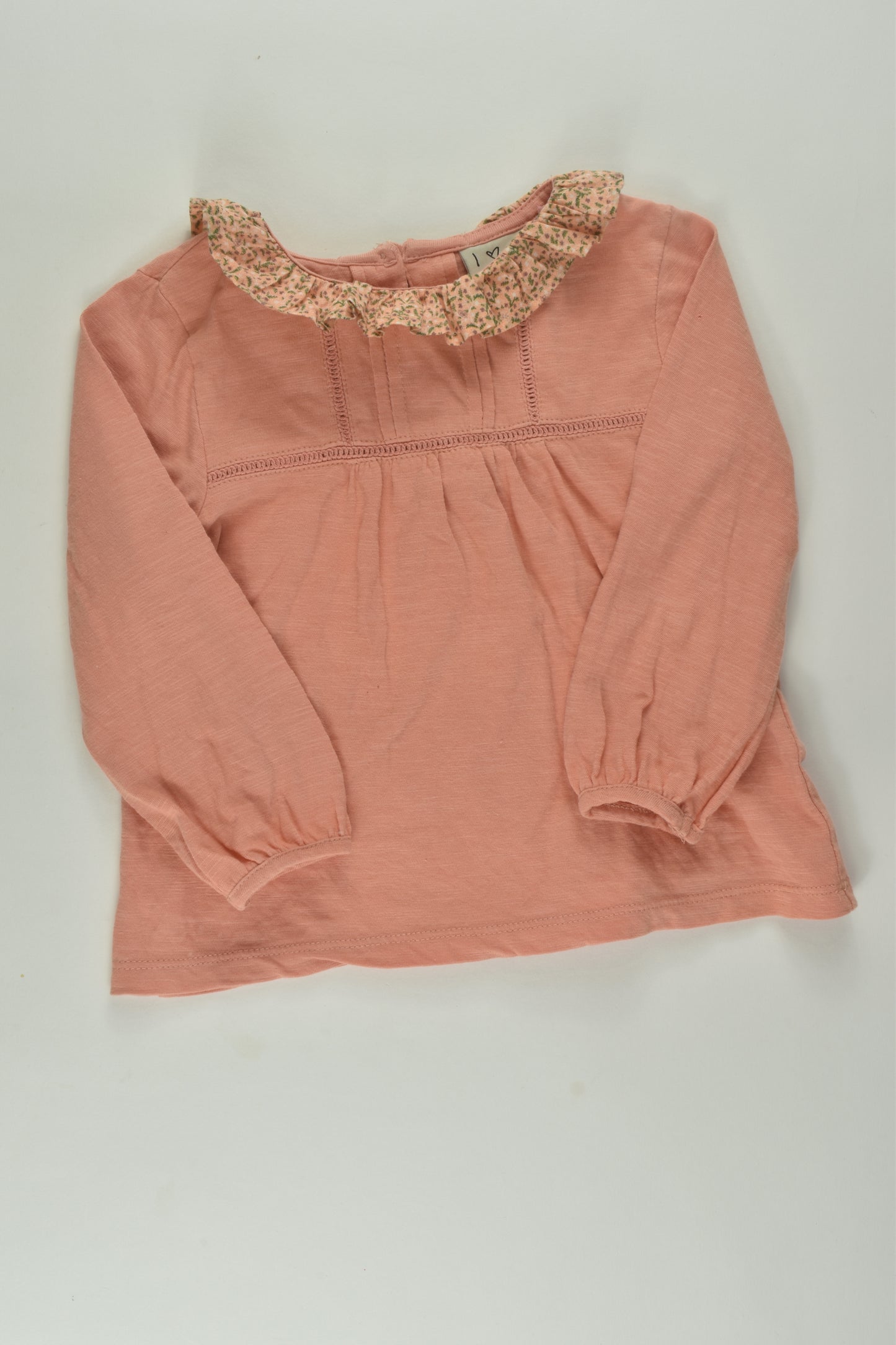 Next Size 1 Floral Collar Top