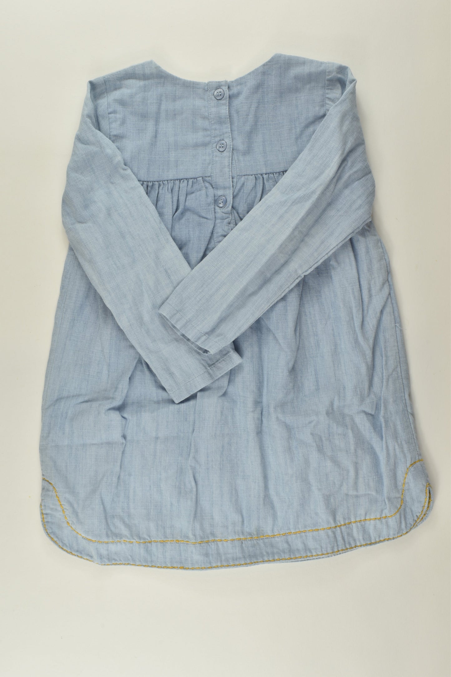 Next Size 2 Embroidery Denim Dress