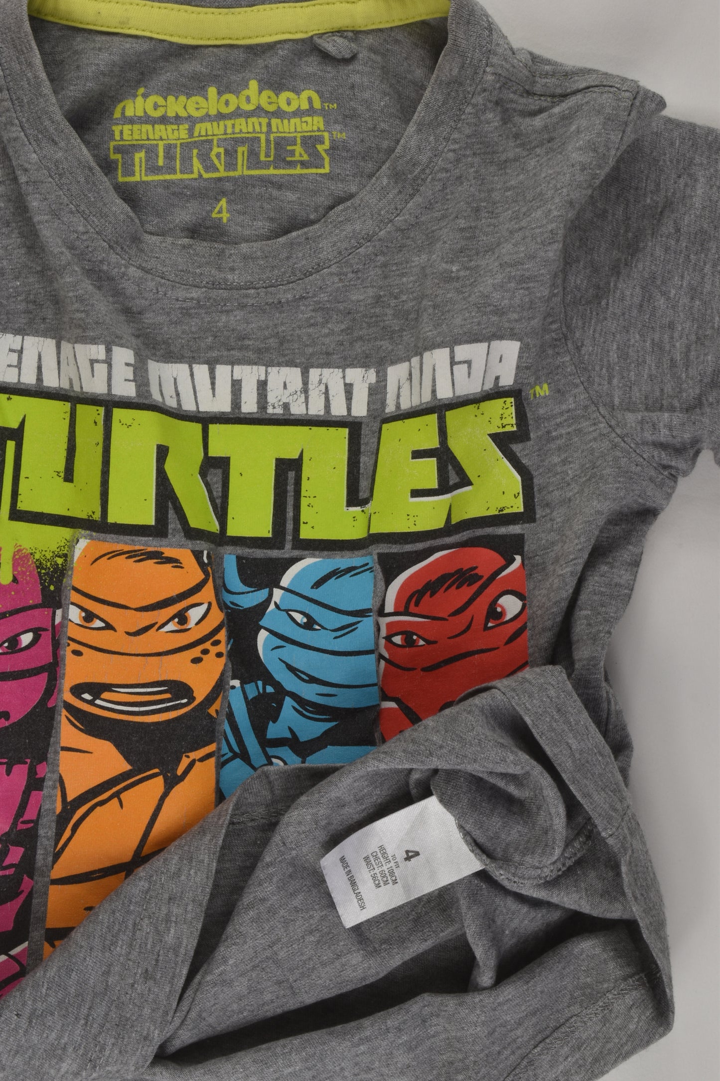 Nickelodeon Size 4 Ninja Turtles T-shirt