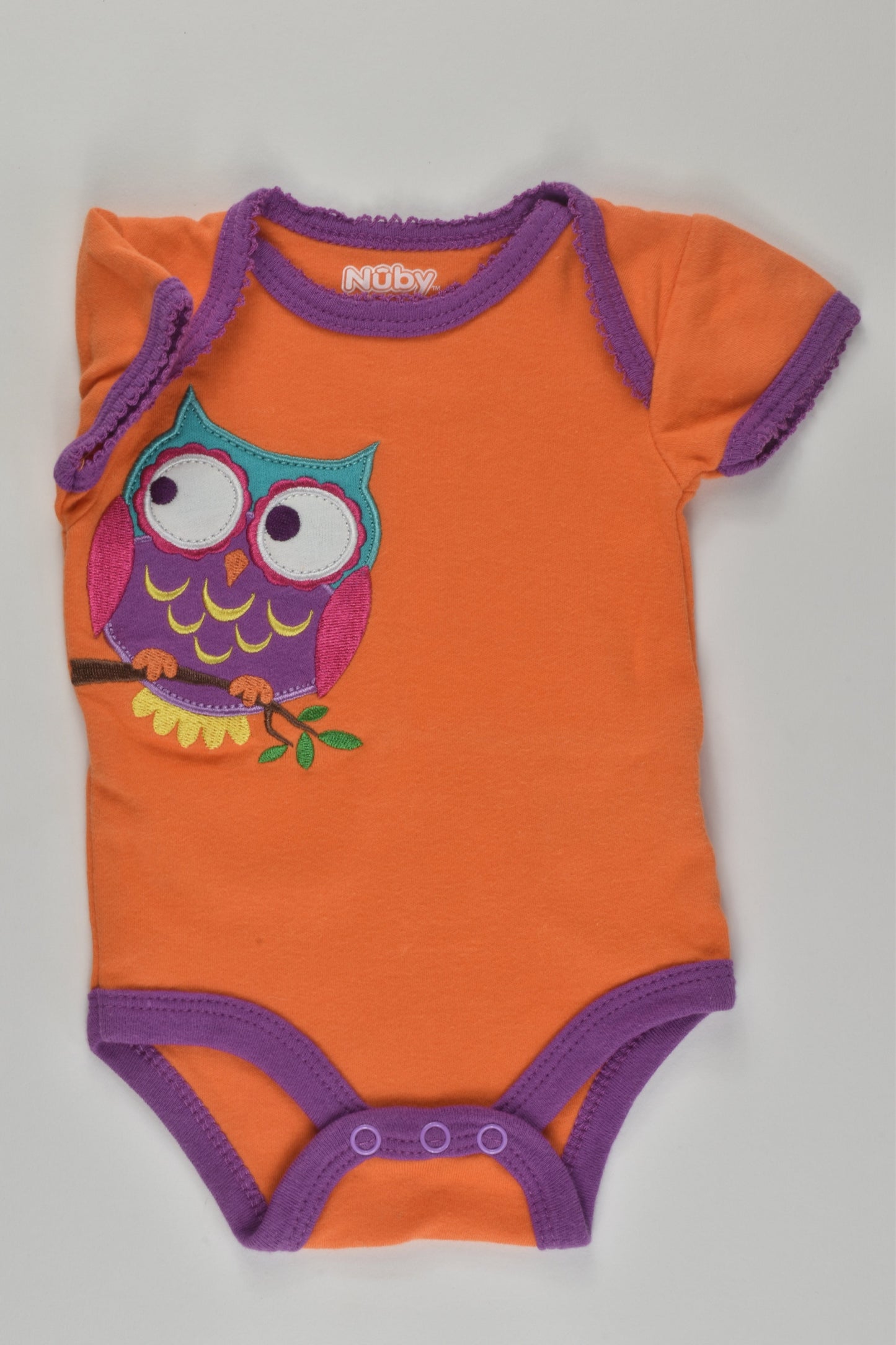 Nuby Size 000 Owl Bodysuit