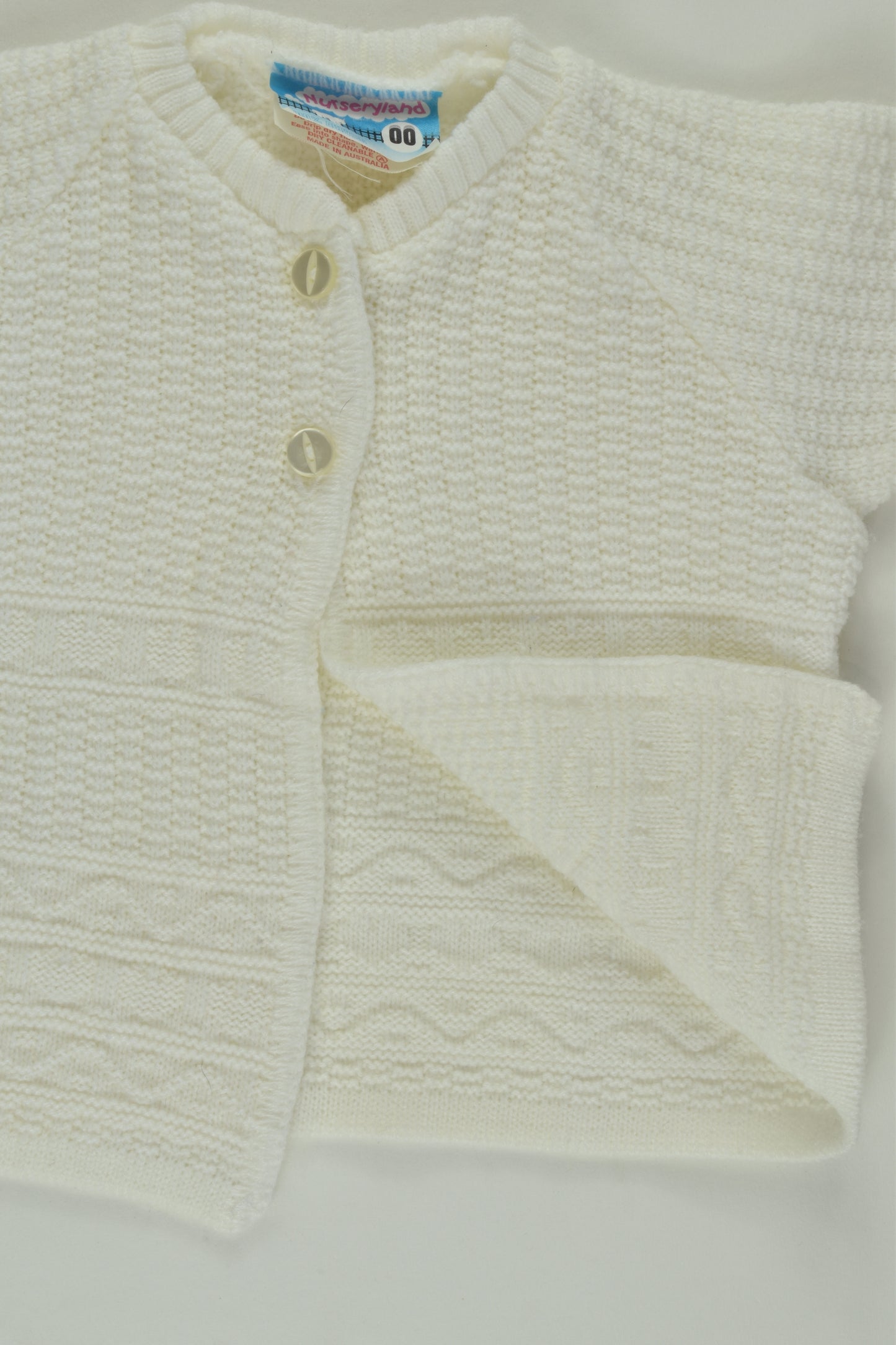 Nurseryland Size 00 Vintage Knit Cardigan