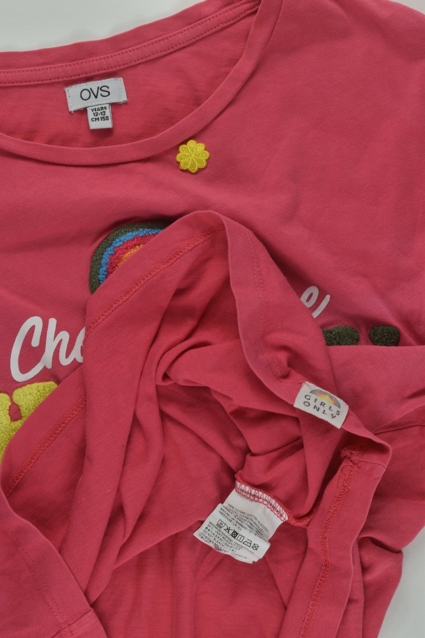 OVS Size 12-13 Çhoose To Be Happy' T-shirt
