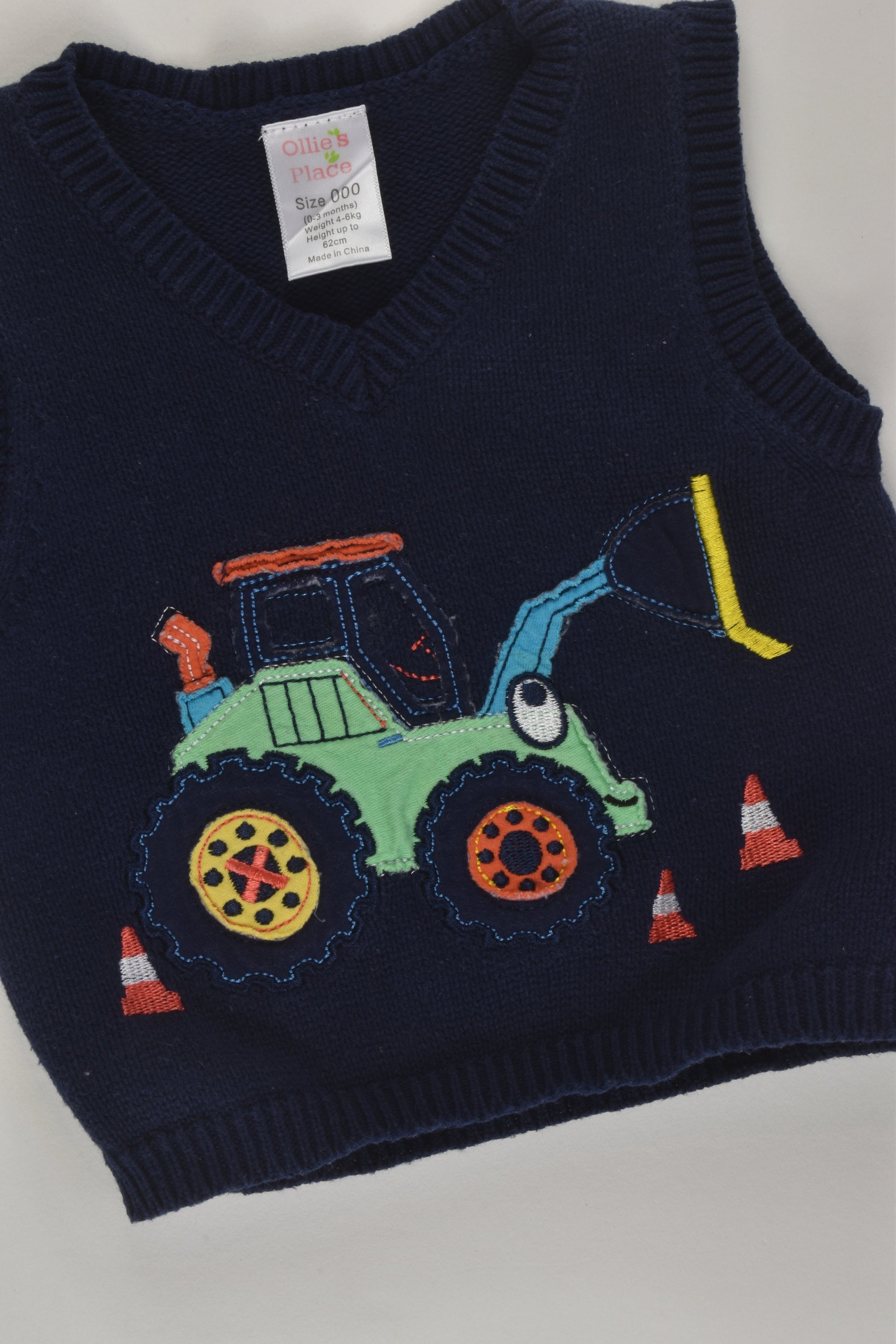 Ollie's Place Size 000 Tractor Vest
