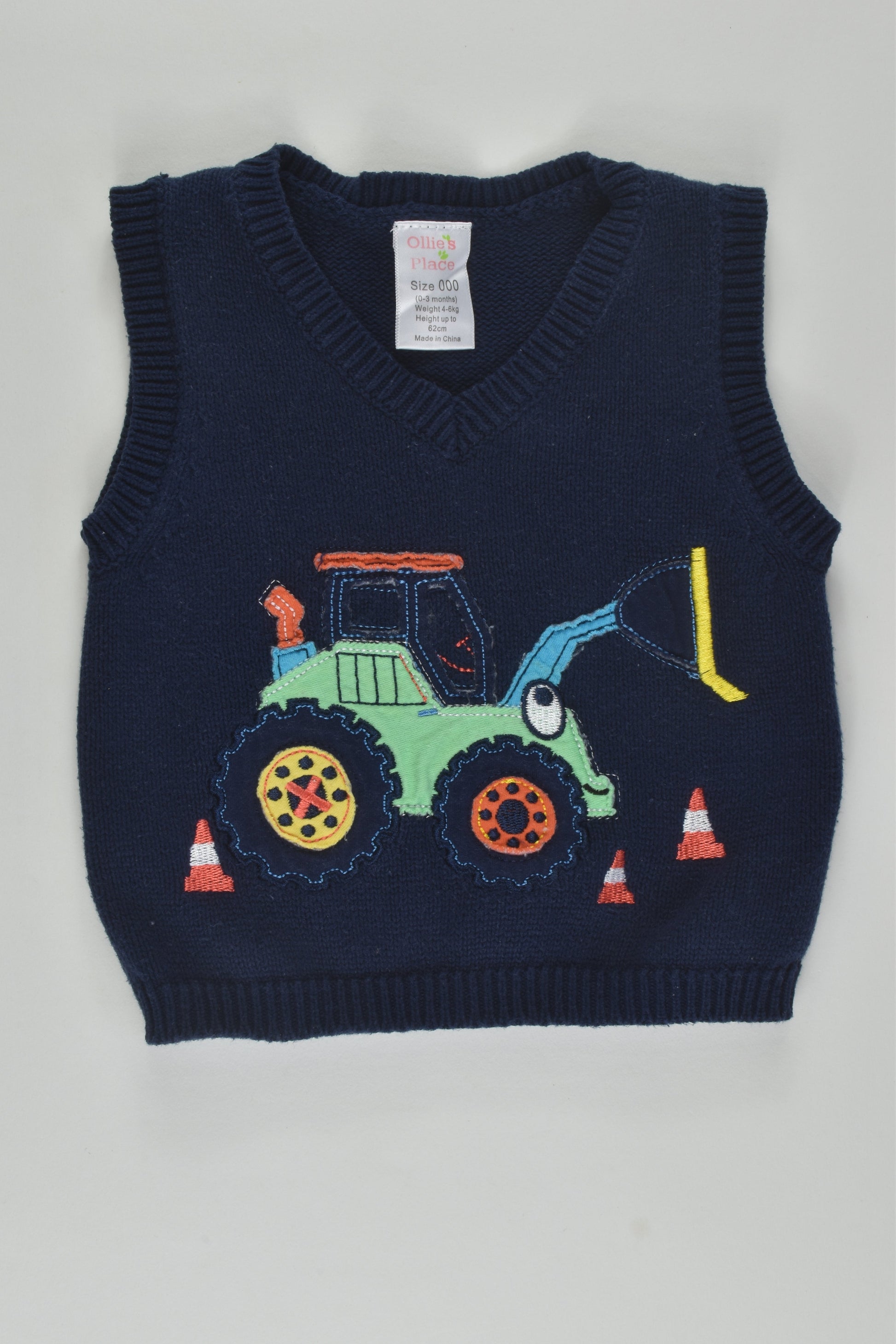 Ollie's Place Size 000 Tractor Vest