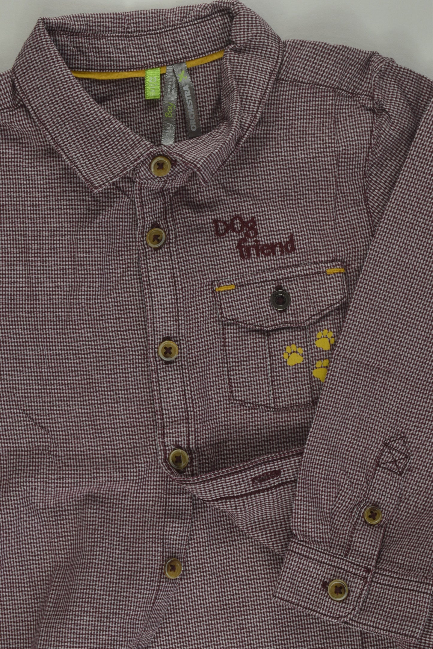 Orchestra Size 1 'Dog Friend' Shirt