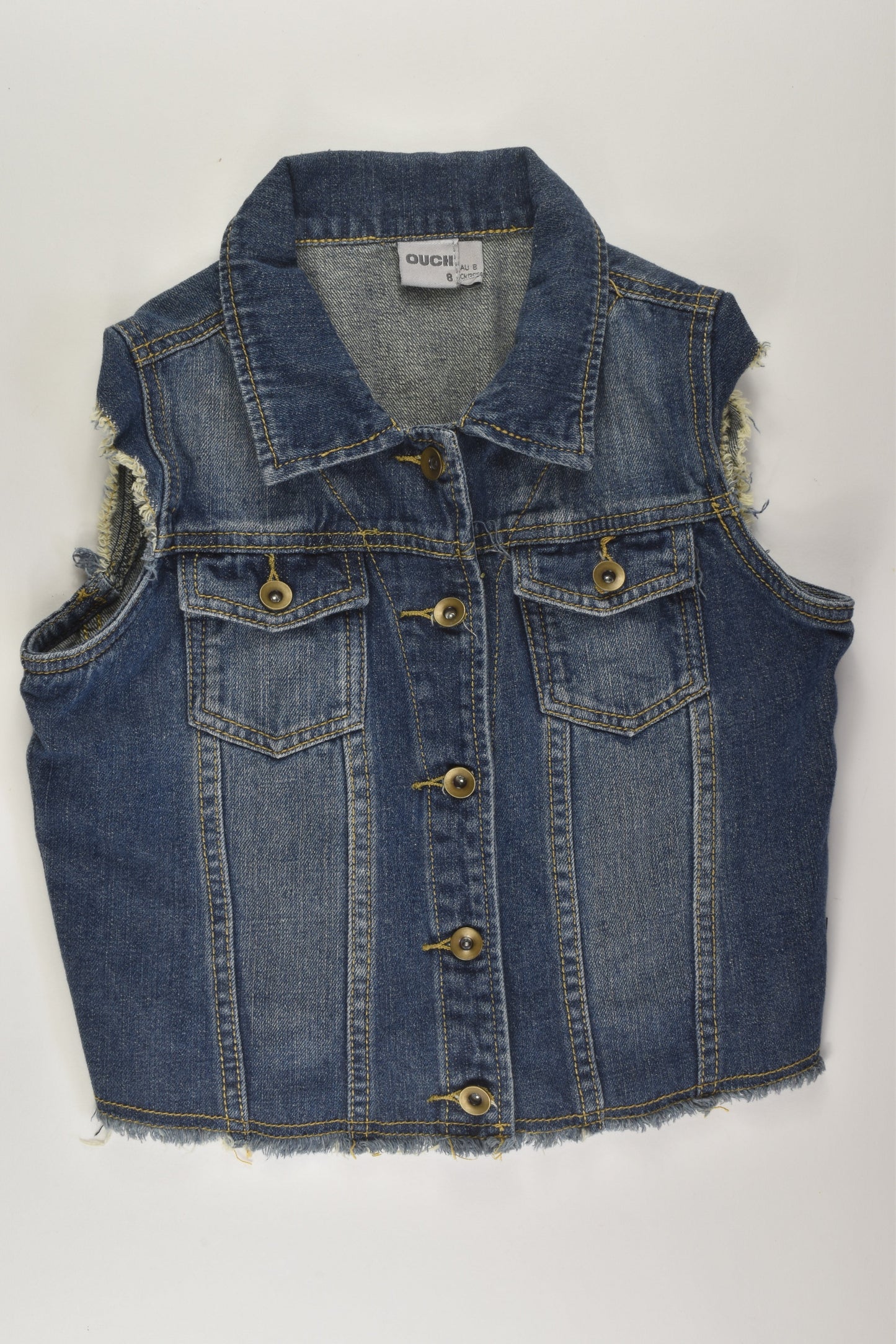 Ouch Size 8 Denim Vest