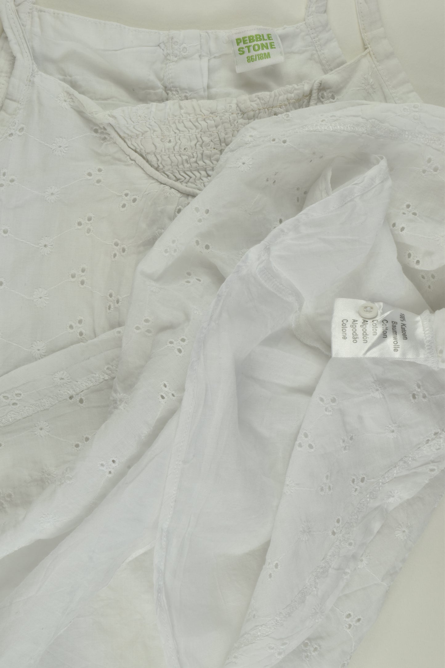 Pebble Stone Size 1 Lined Lace Detail Dress