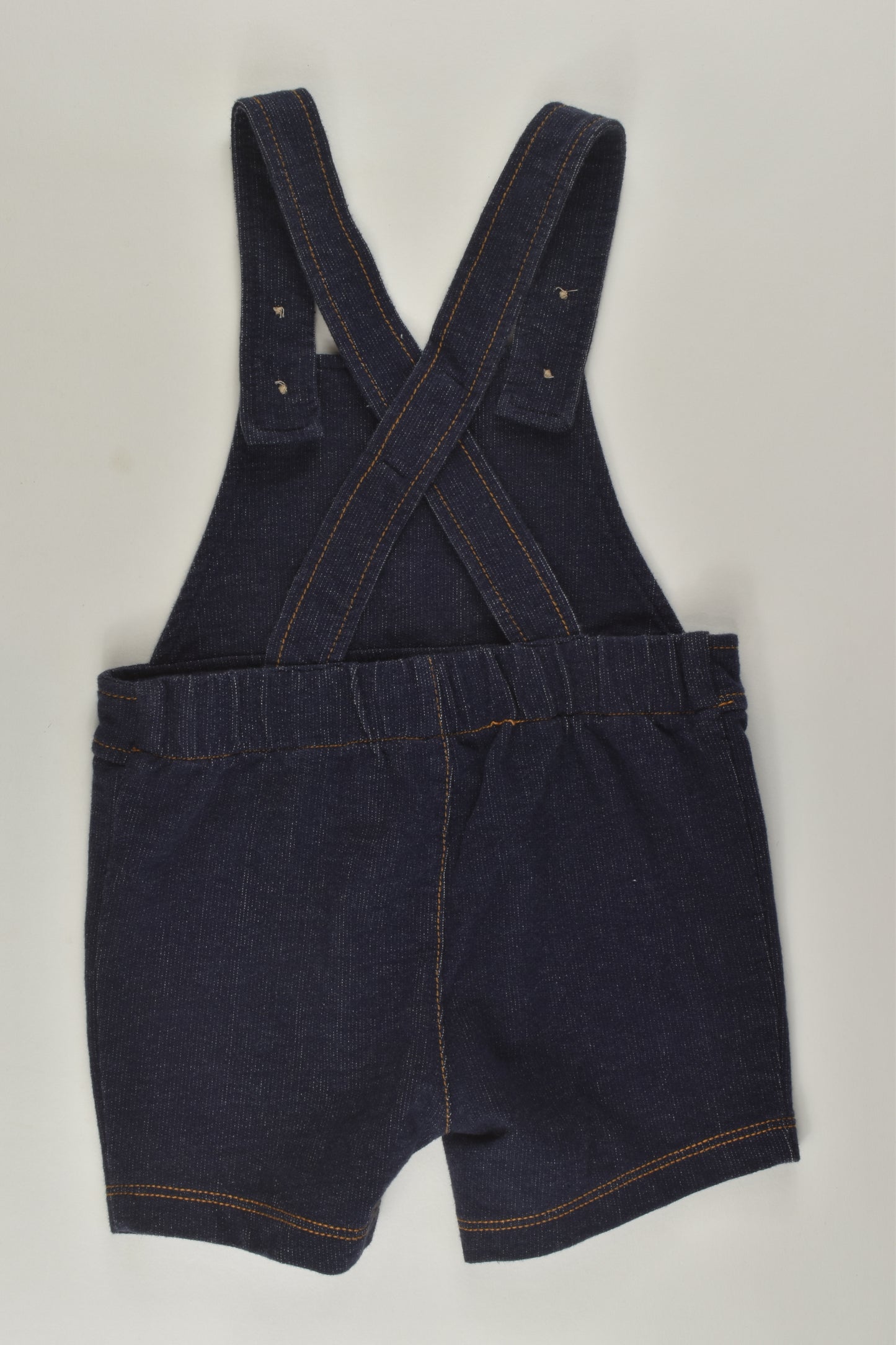 Pekkle Size 0 Dinosaur Short Overalls