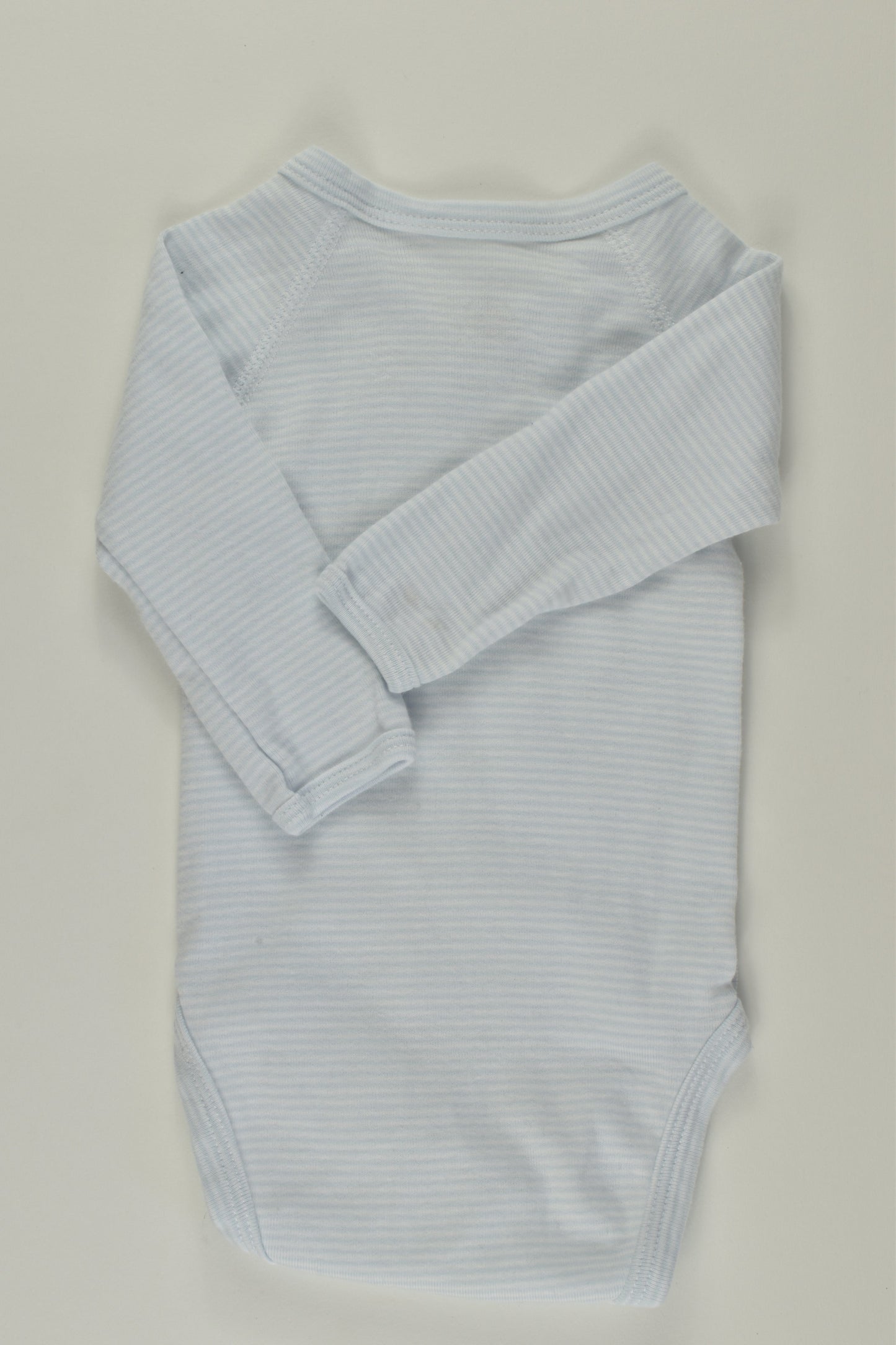 Petit Bateau Size 000 Wrap Bodysuit
