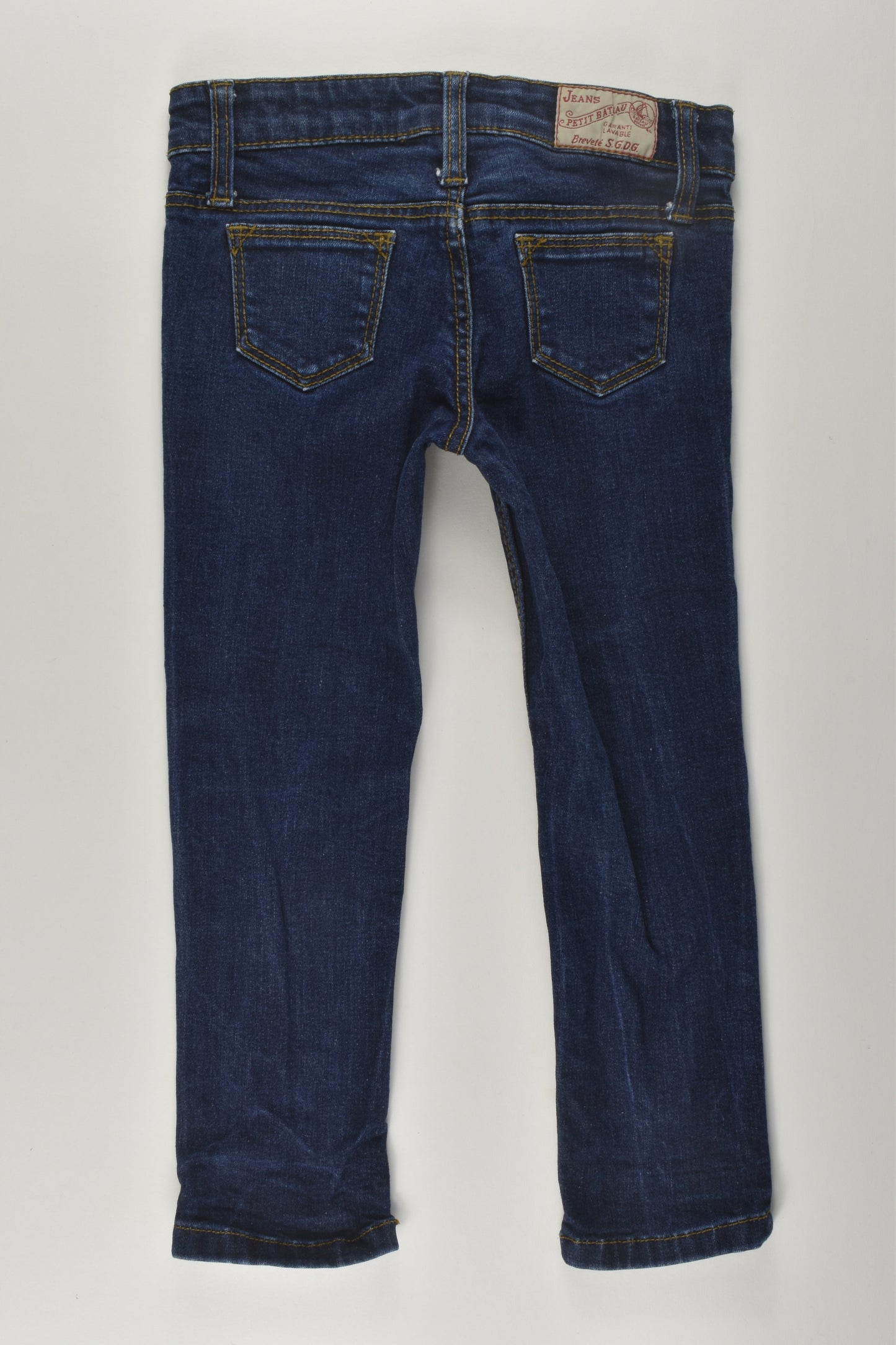Petit Bateau Size 3 (95 cm) Stretchy Denim Pants