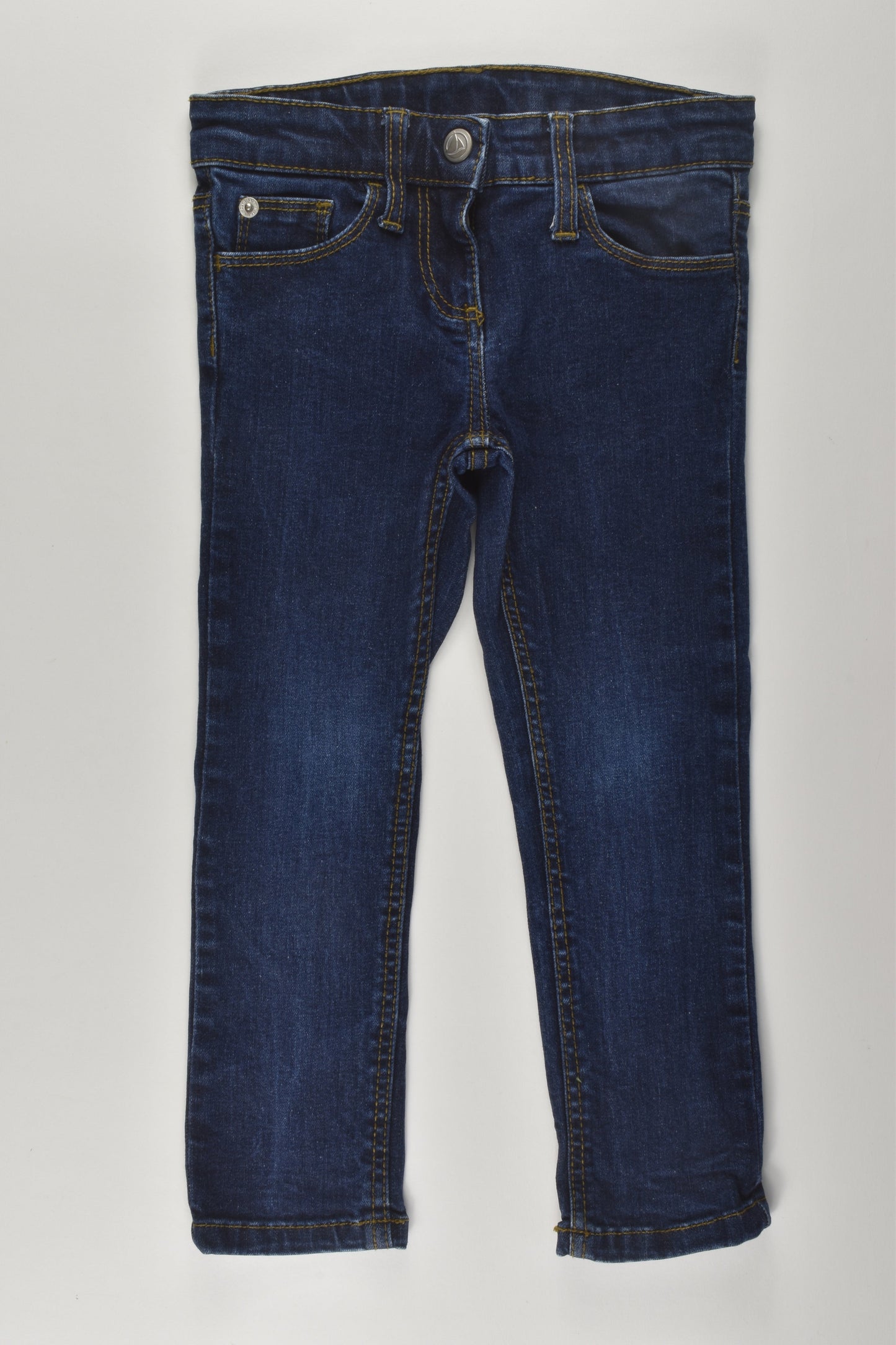 Petit Bateau Size 3 (95 cm) Stretchy Denim Pants