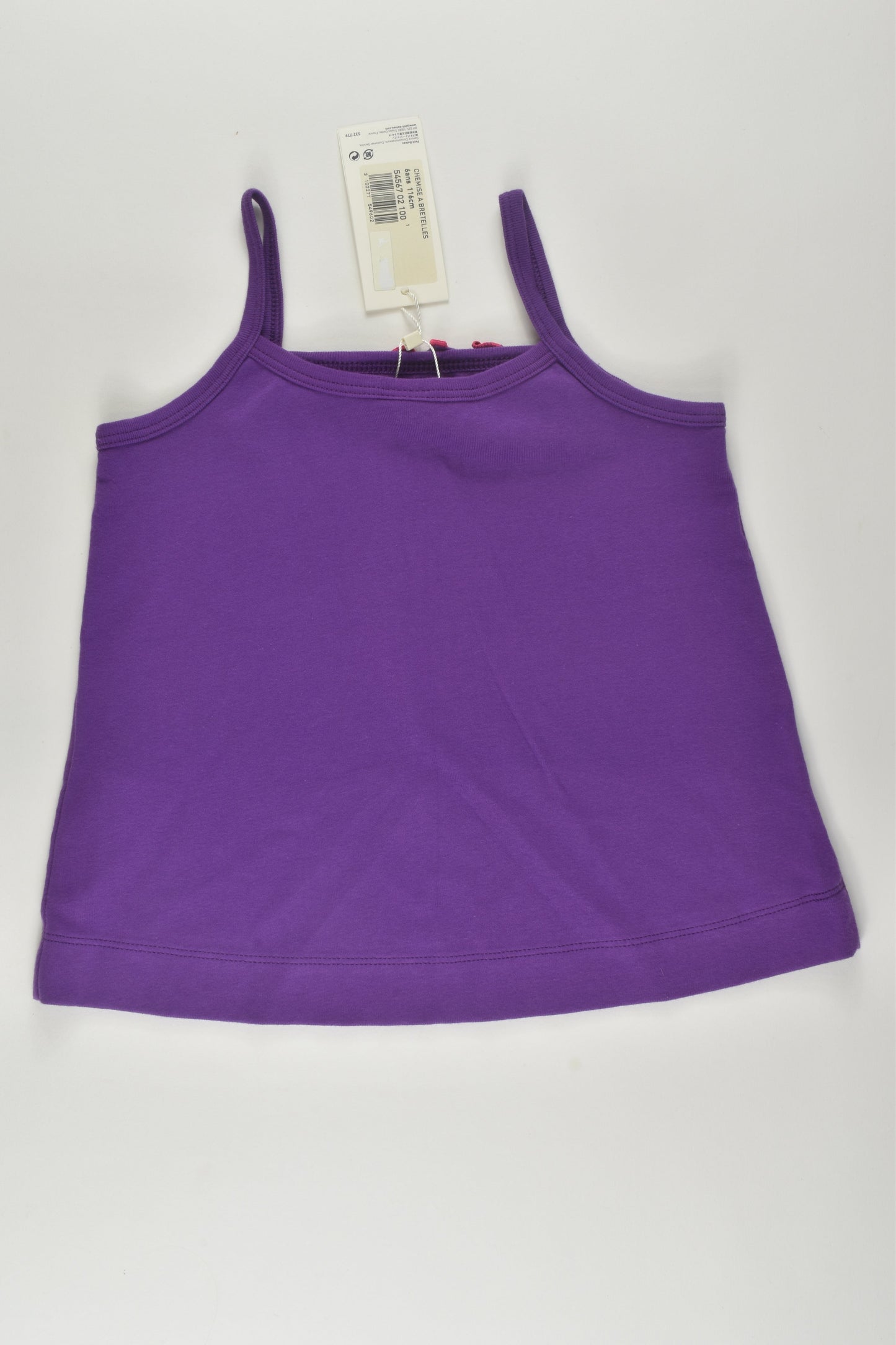 Petit Bateau Size 6 Sleeveless Top