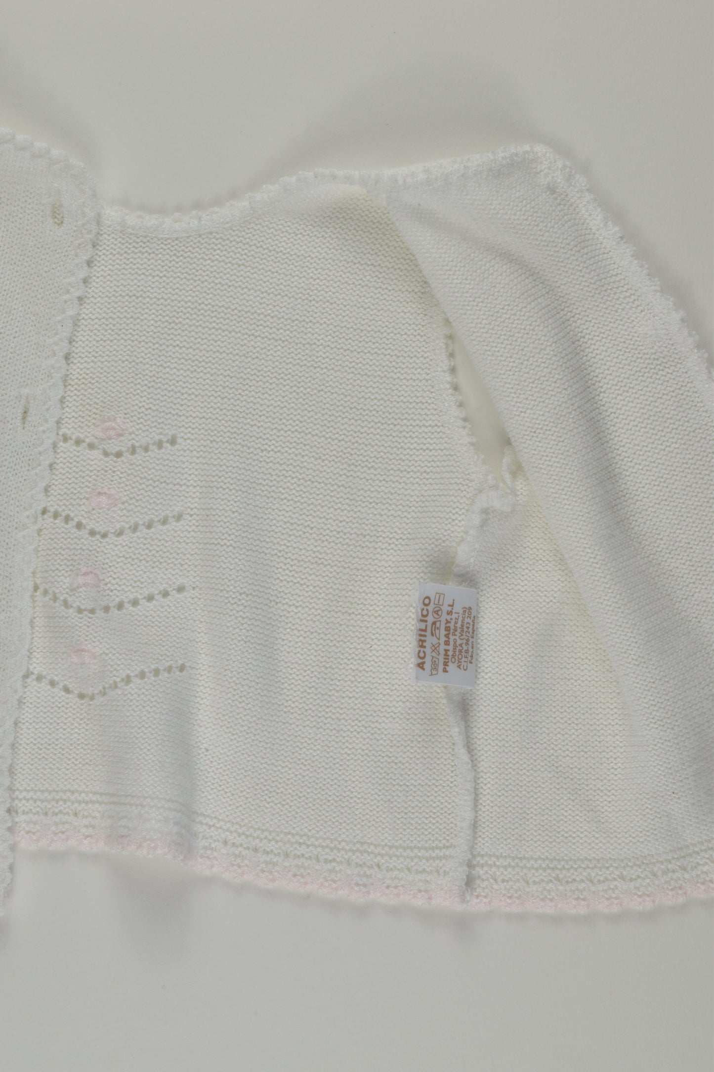 Prim Baby Size approx 00 Knit Vest