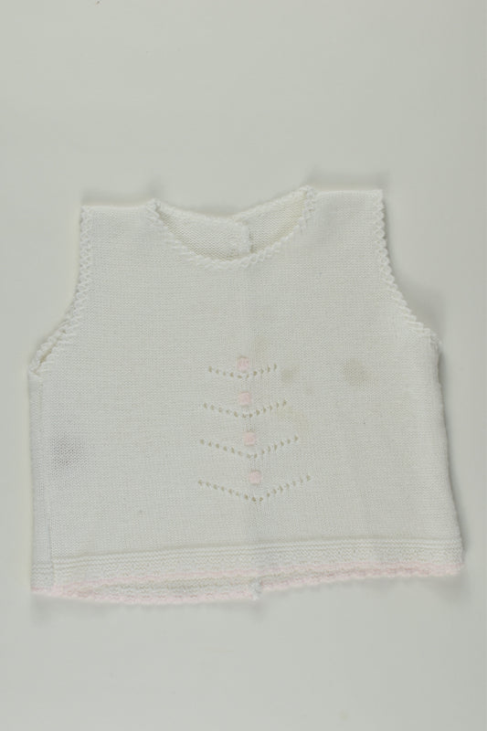 Prim Baby Size approx 00 Knit Vest