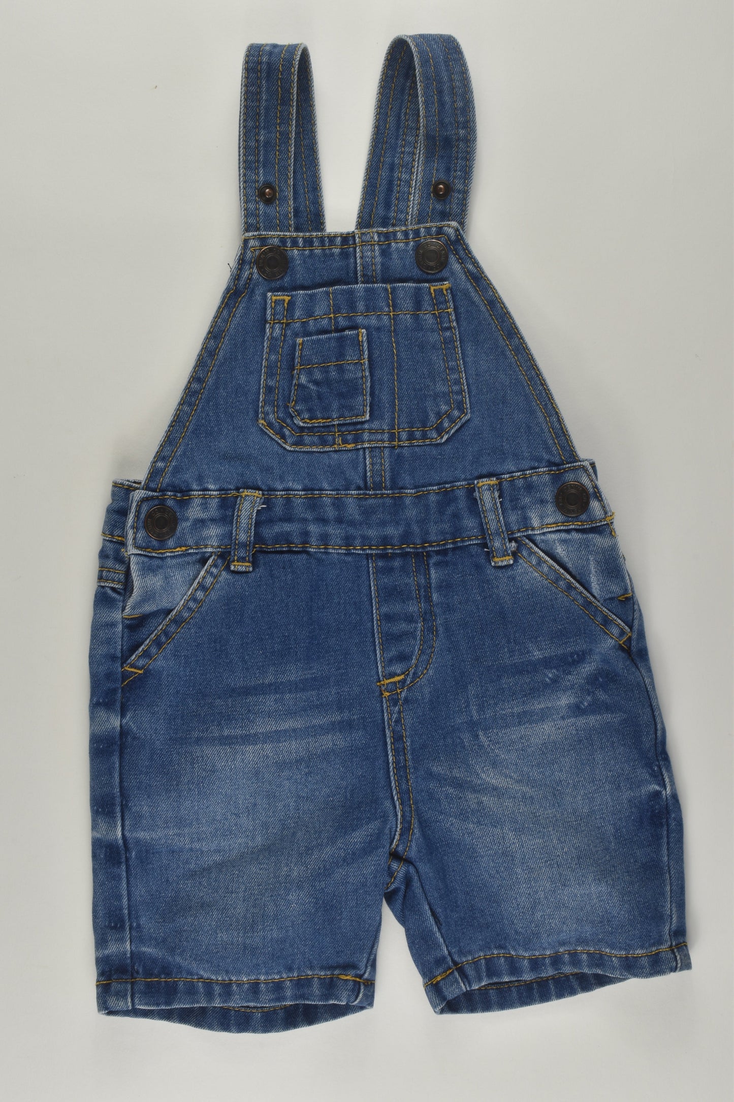 Primark Size 1 Short Denim Overalls