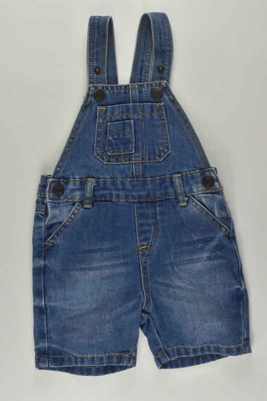 Primark Size 1 Short Denim Overalls