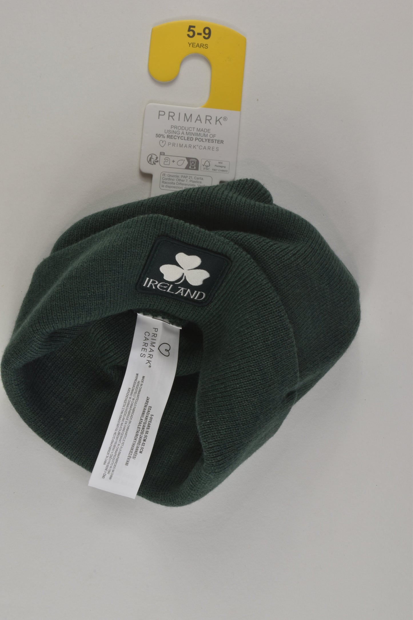 Primark Size 5-9 Ireland Beanie