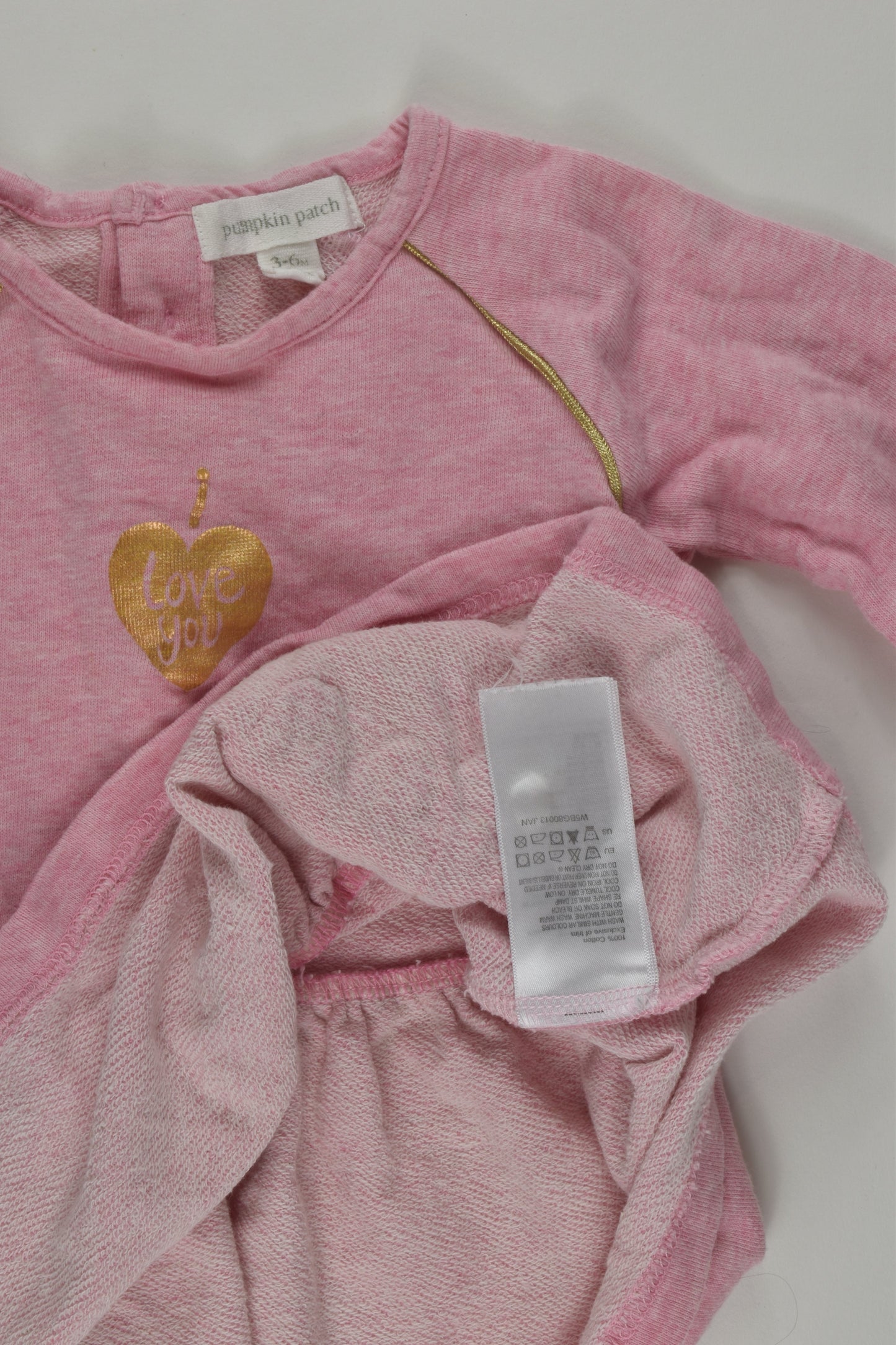 Pumpkin Patch Size 00 'Love You' Sweater Dress