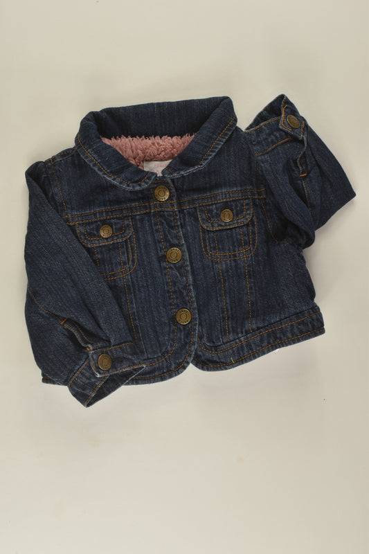 Pumpkin Patch Size 00 Warm Denim Jacket