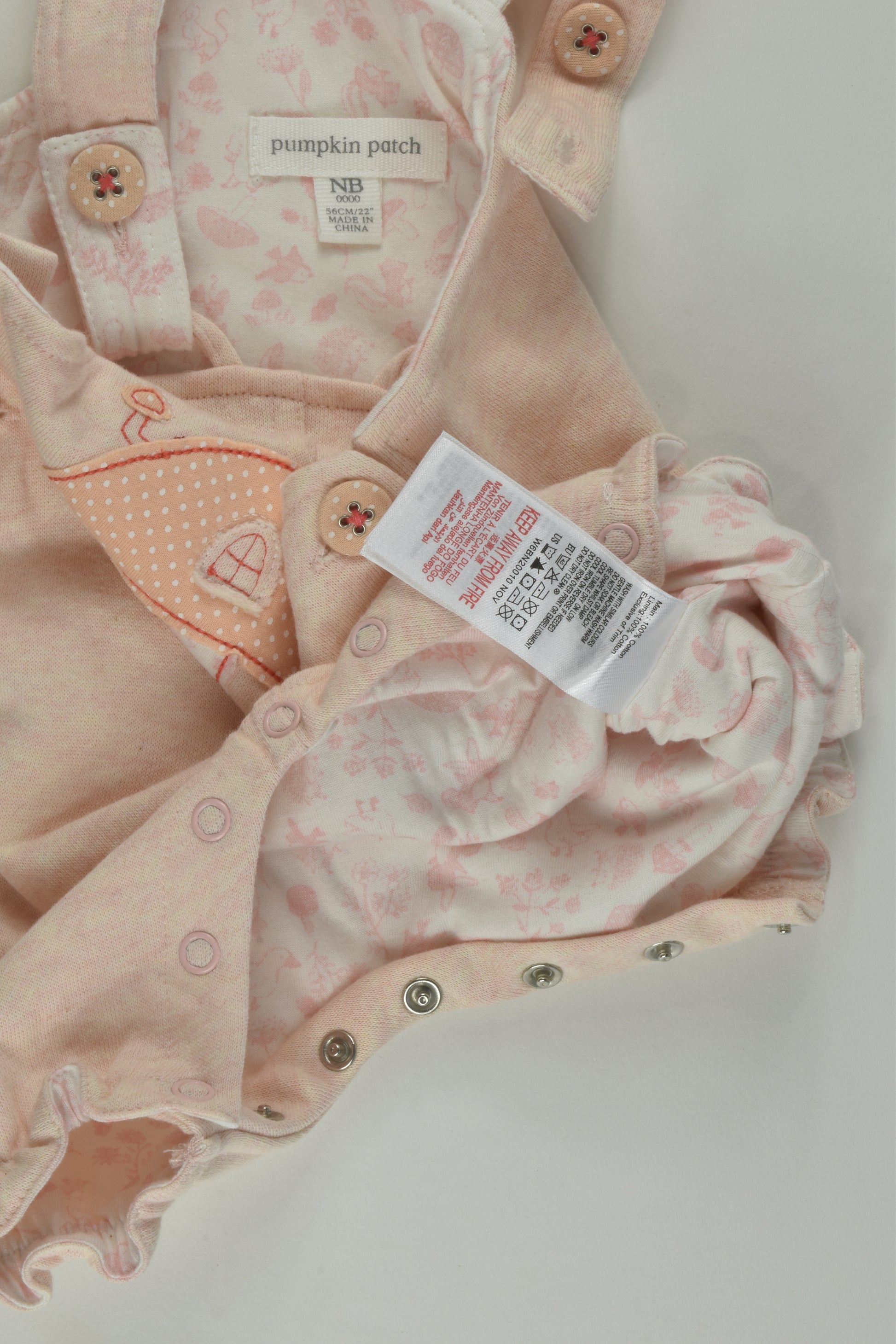 Pumpkin Patch Size 0000 Overalls