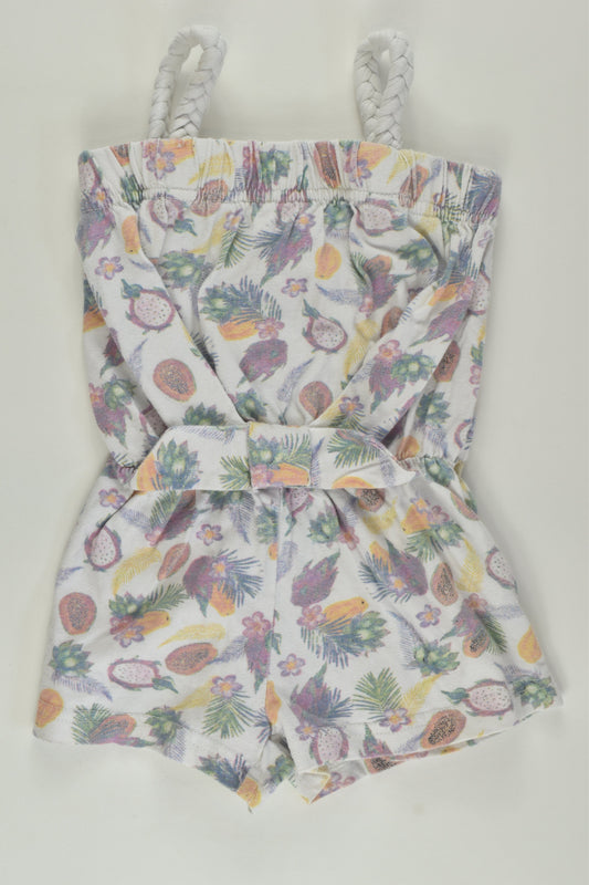 Pumpkin Patch Size 1 Exotic Fruit Playsuit
