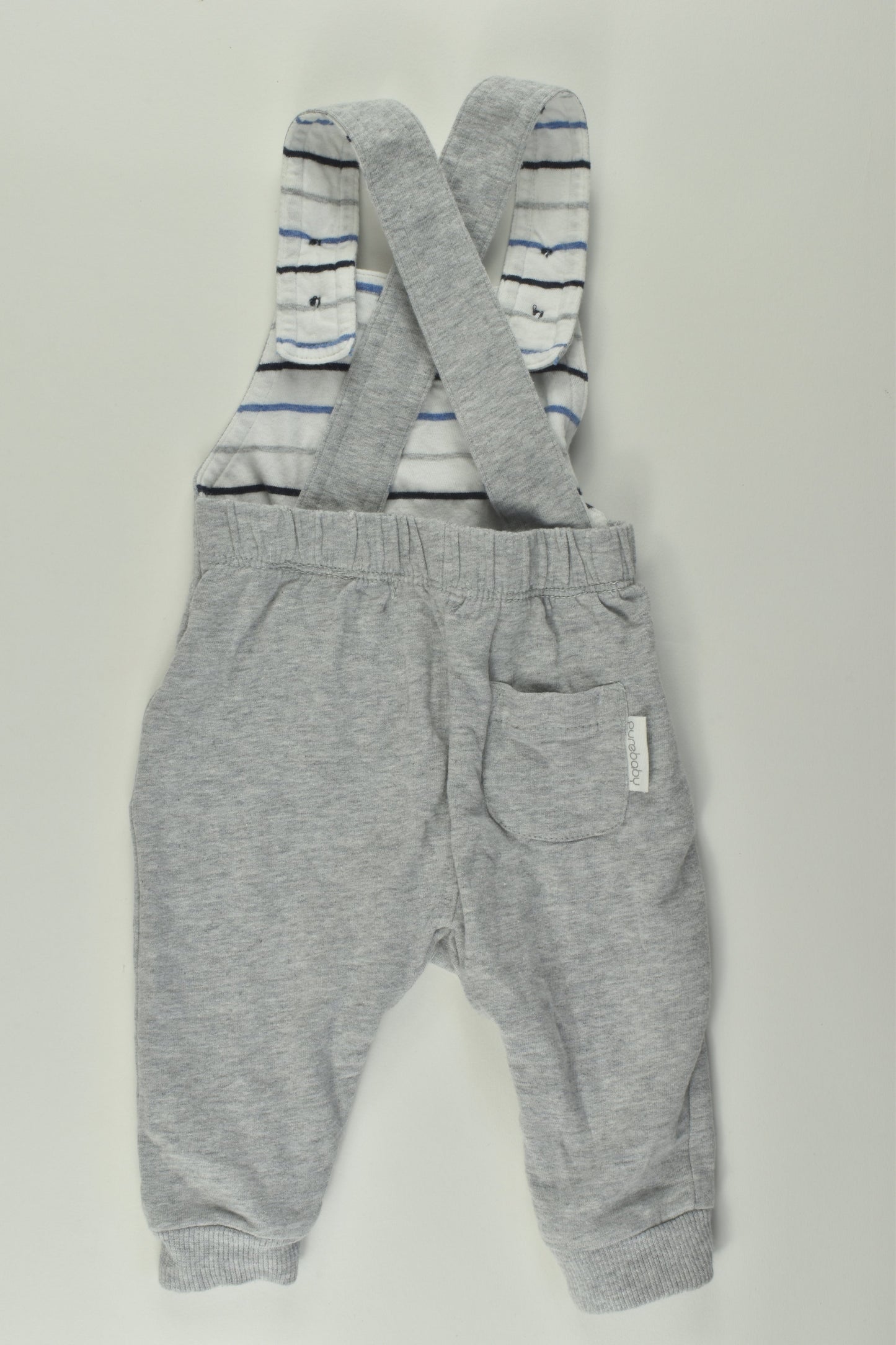 Purebaby Size 000 Organic Overalls