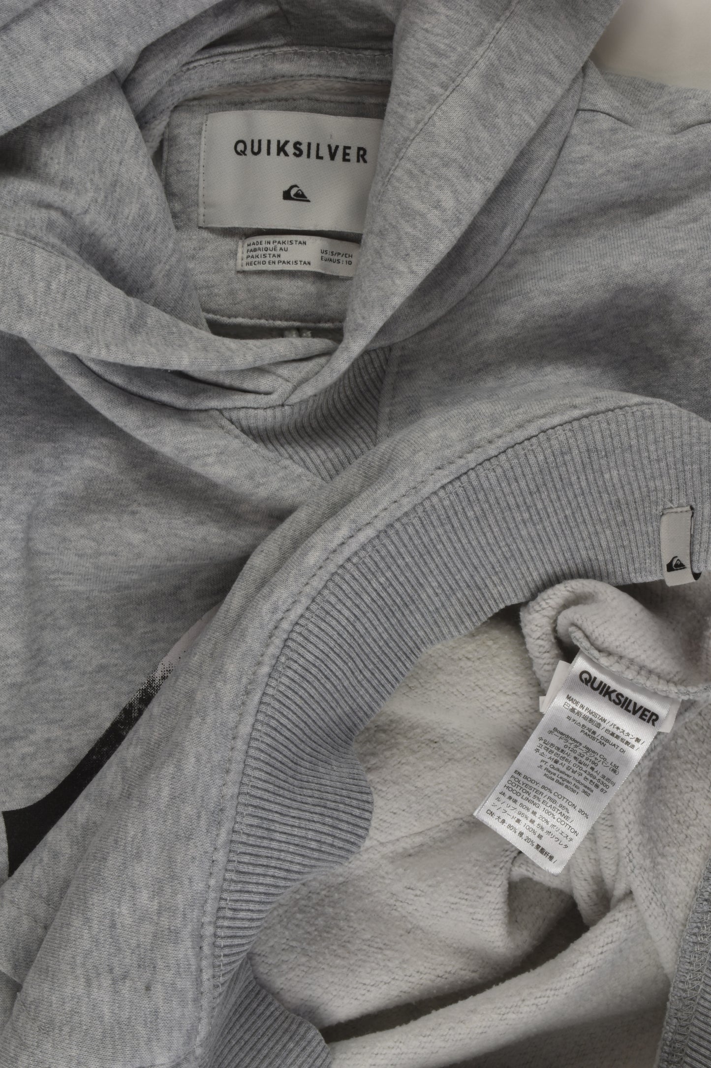 Quiksilver Size 10 Hooded Jumper